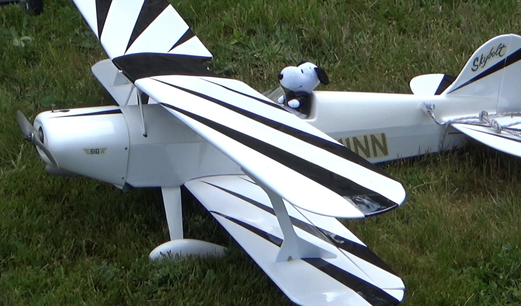A 1975 Sig Skybolt kit I was gifted. My first full size balsa build.