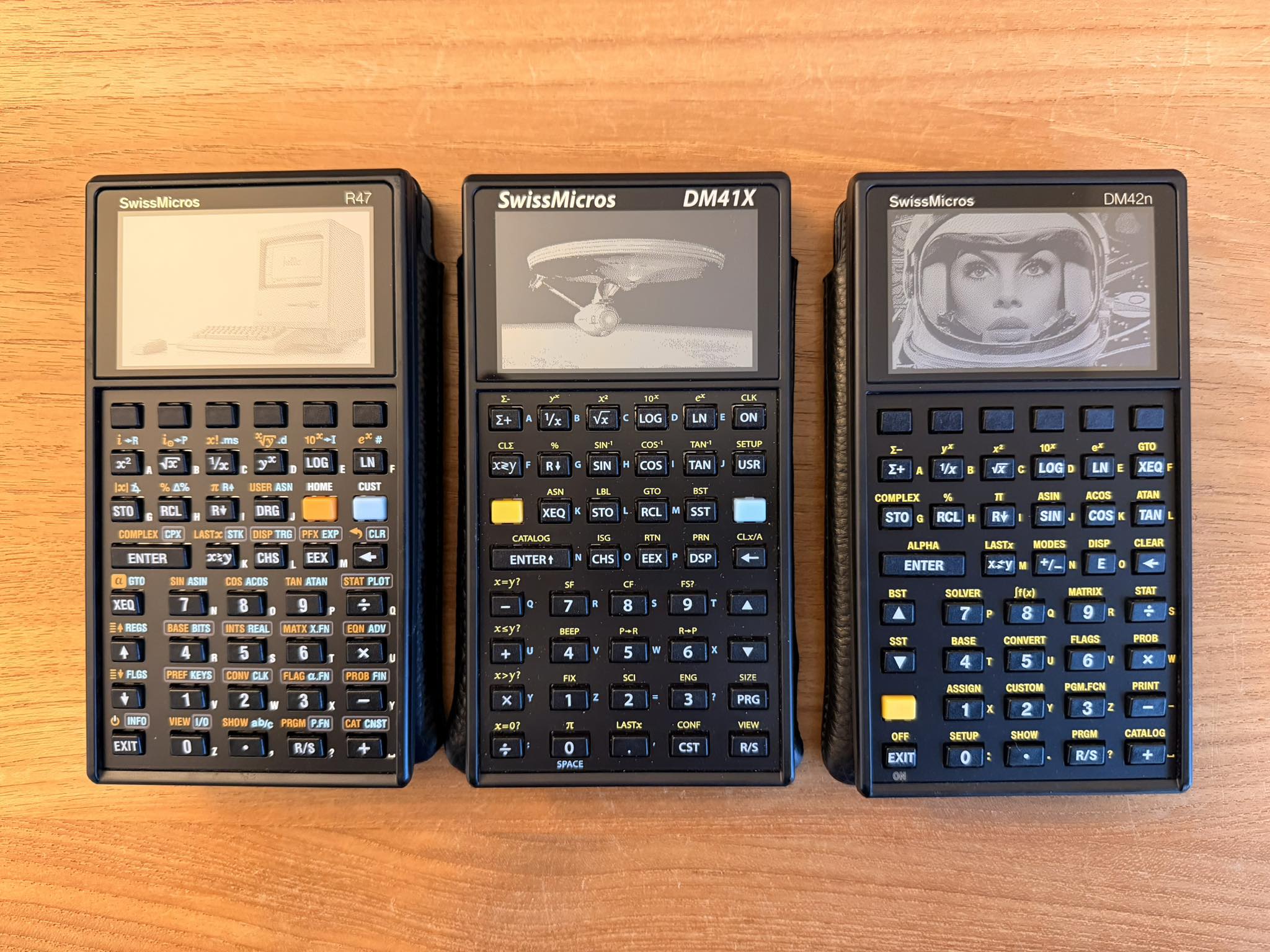 HP 42s vs SwissMicros DM42 comparison