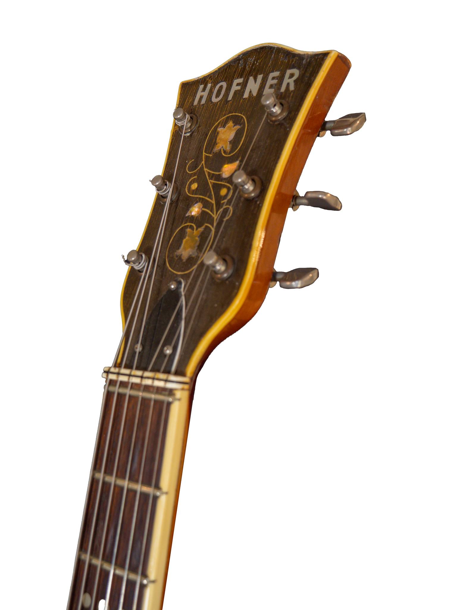 Taking my 1960 Hofner President thinline to the Chelsea Arts Club