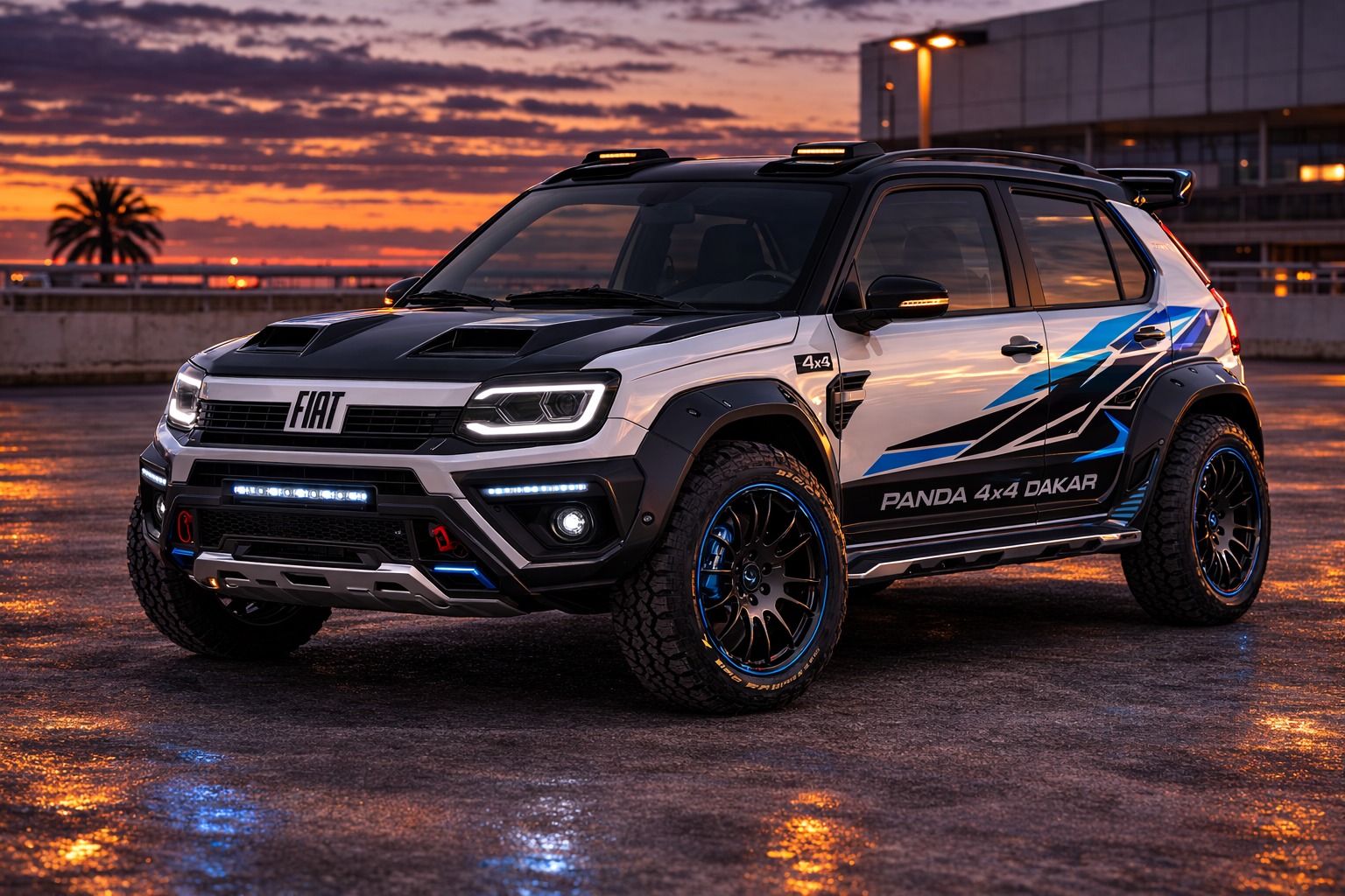 Fiat Panda 4x4 Dakar Road Version 2026 FIAT 4x4 西イ原。 RGH 日が