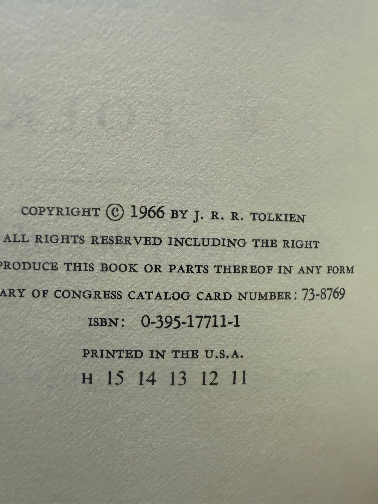 1978 Hobbit book print authenticity confirmed on Amazon