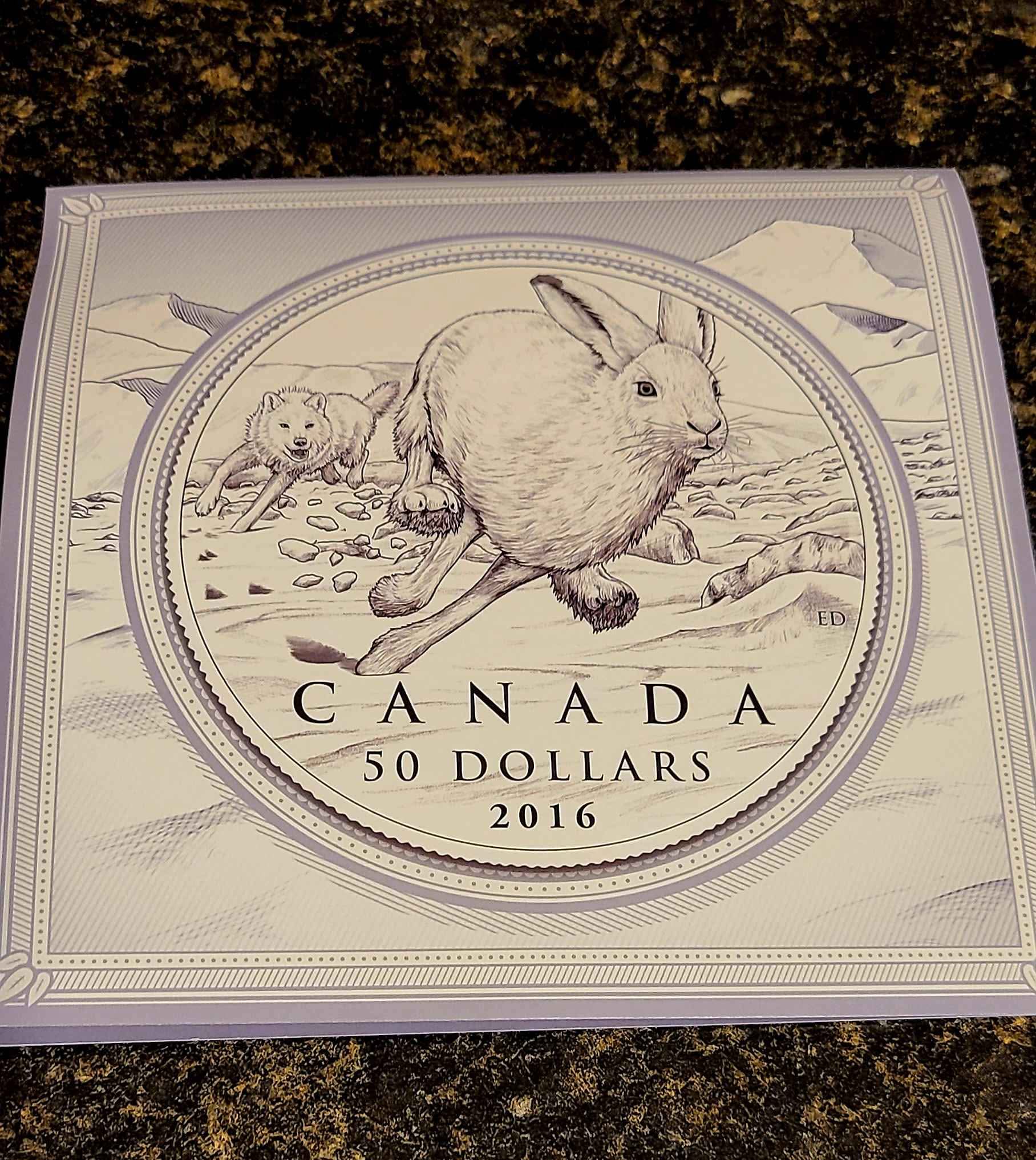Guardians of the North series Arctic Fox 1 oz copper coin