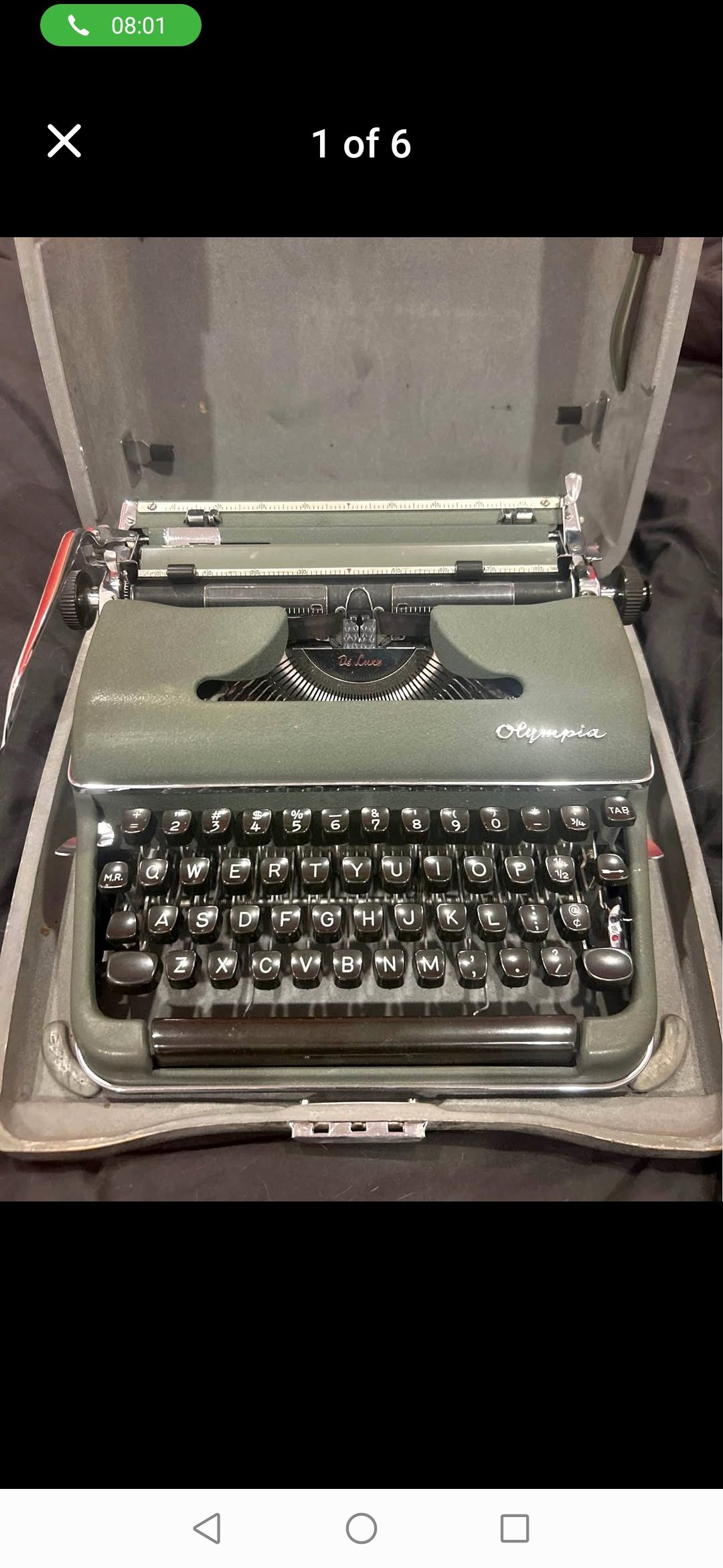 Olympia Model SM タイプライター Identify Olympia typewriter model?