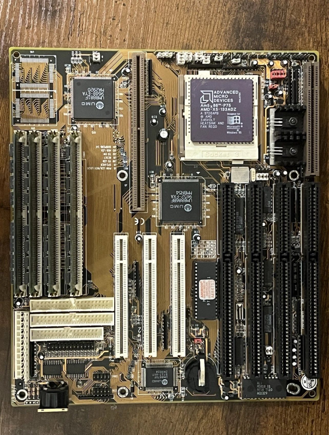 Upgrading 386 motherboards with Evergreen adapters