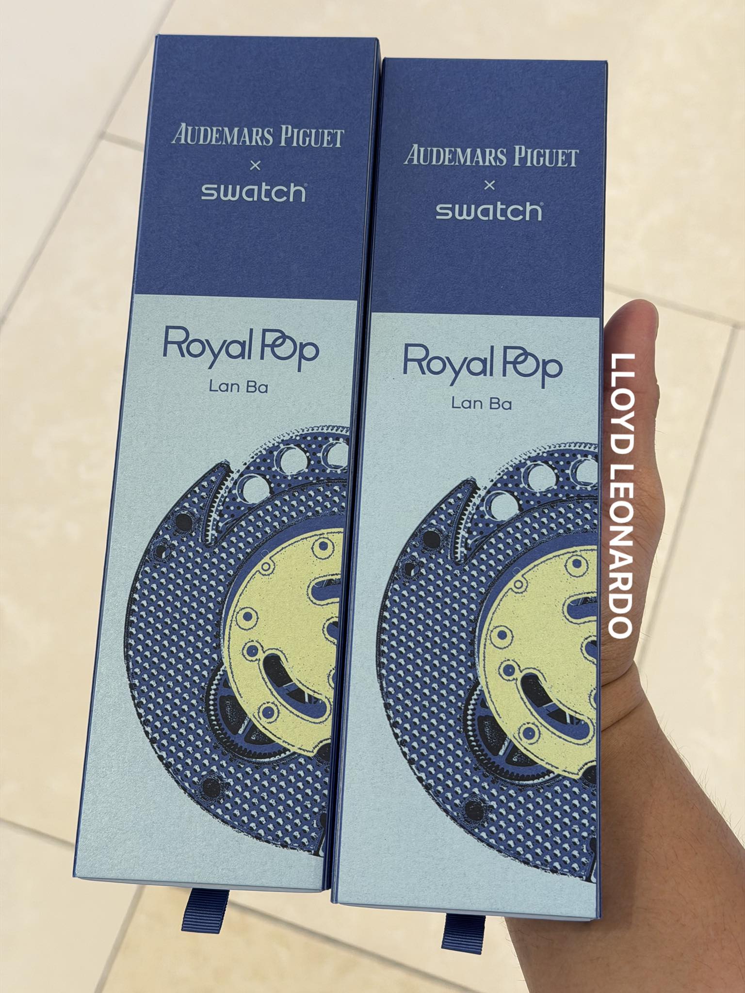 ?FOR SALE ONLY: AP Audemars Piguet x Swatch Royal Pop Savonnette 