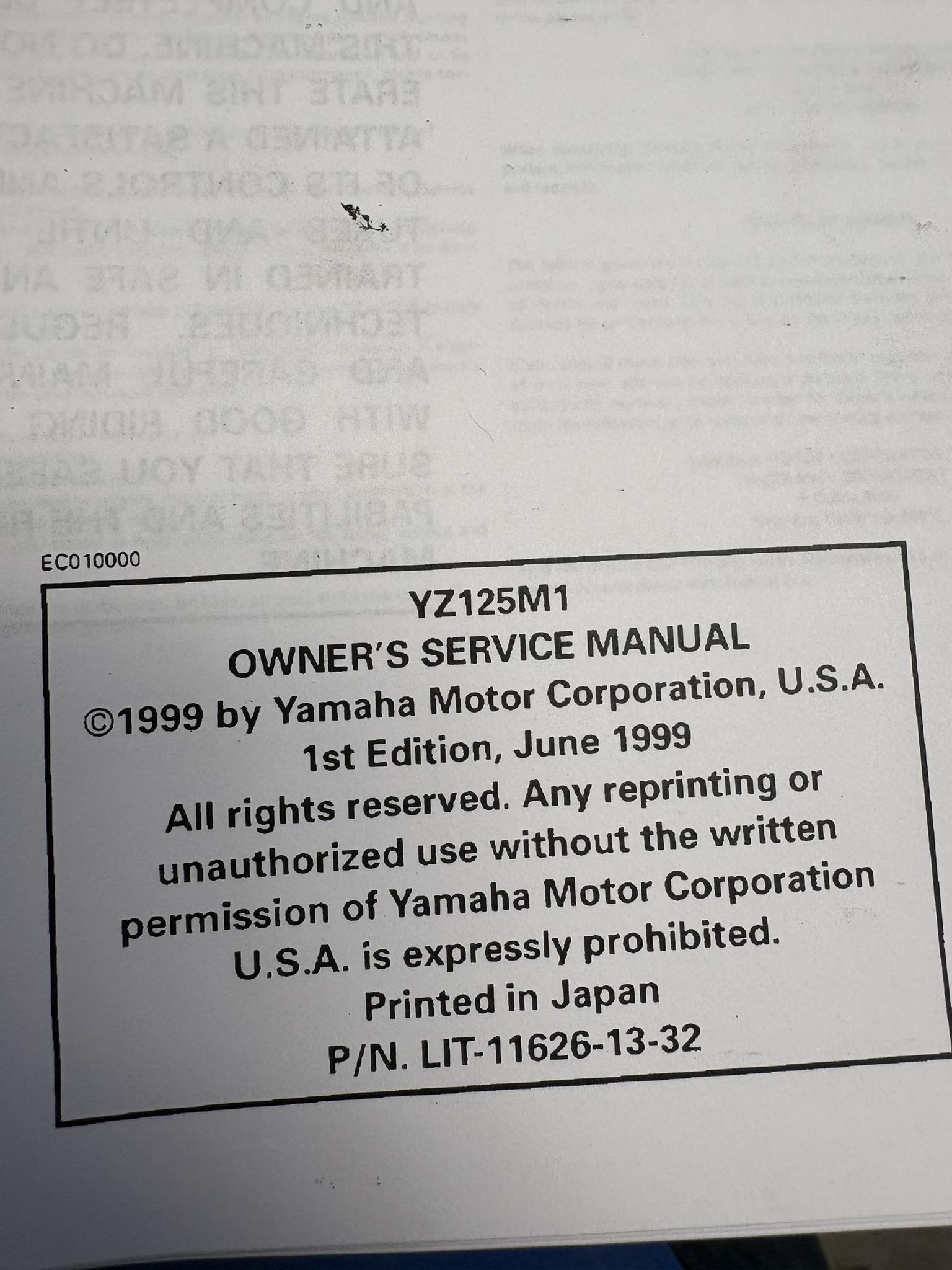Hi, where can i find the service manual for yzf-r125 2022 year?