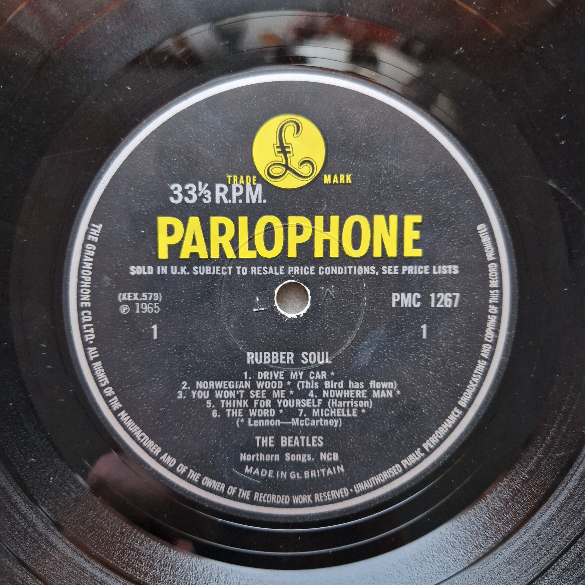 A collection of beatles oldies uk pressing vinyl