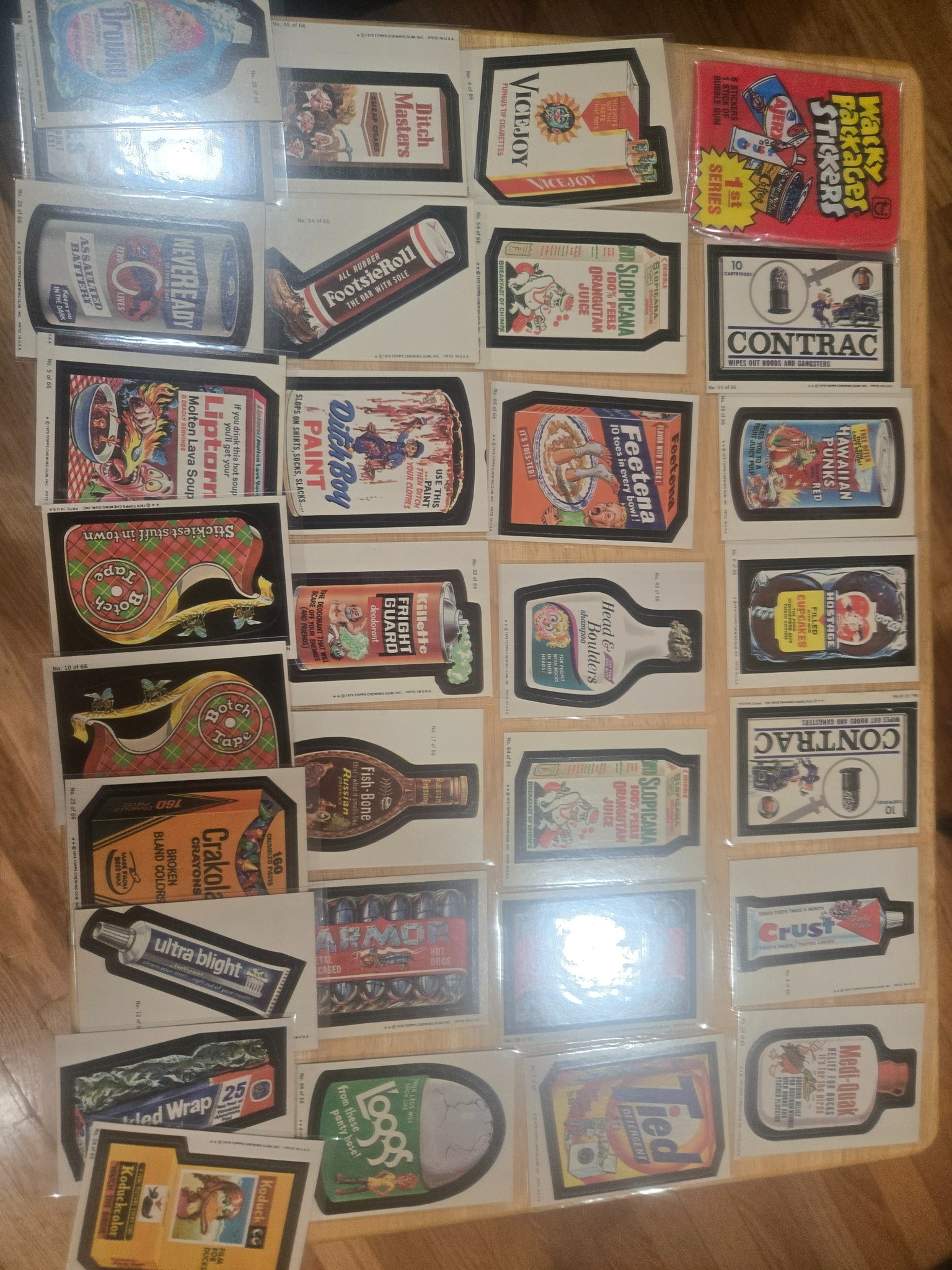 1979 series 1 Wacky Packages stickers for sale