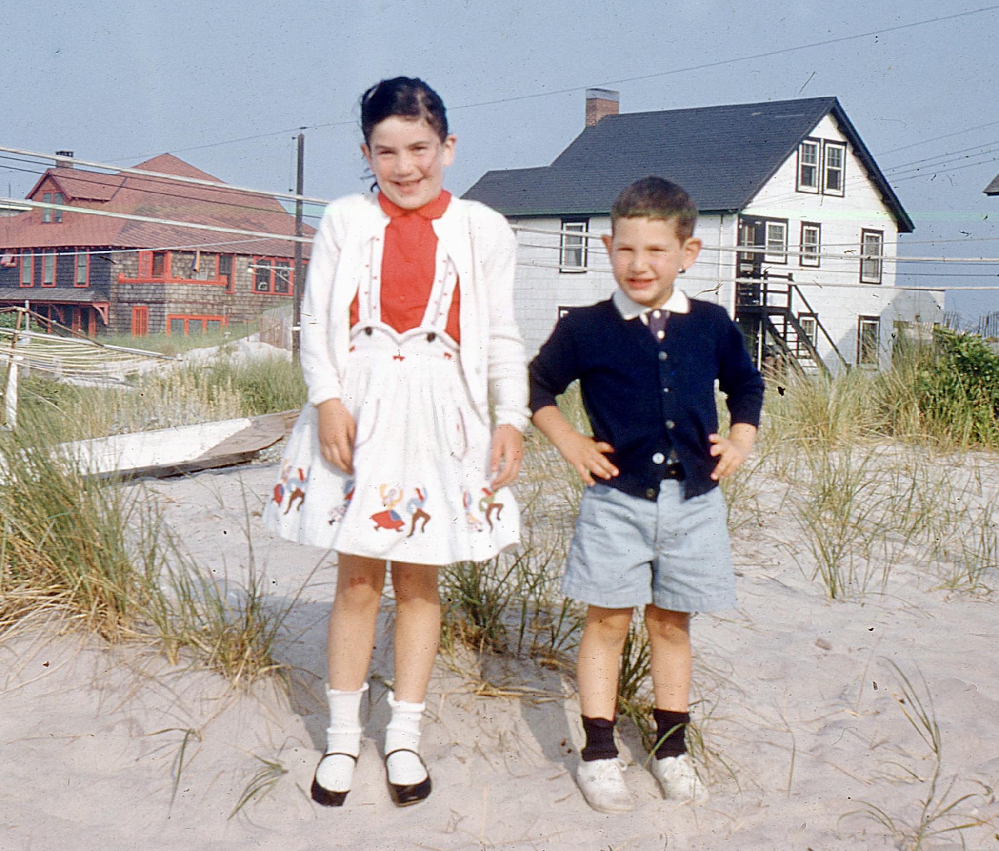 My Sister Eileen and I 1968. Nassau County NY Credit John Rowe