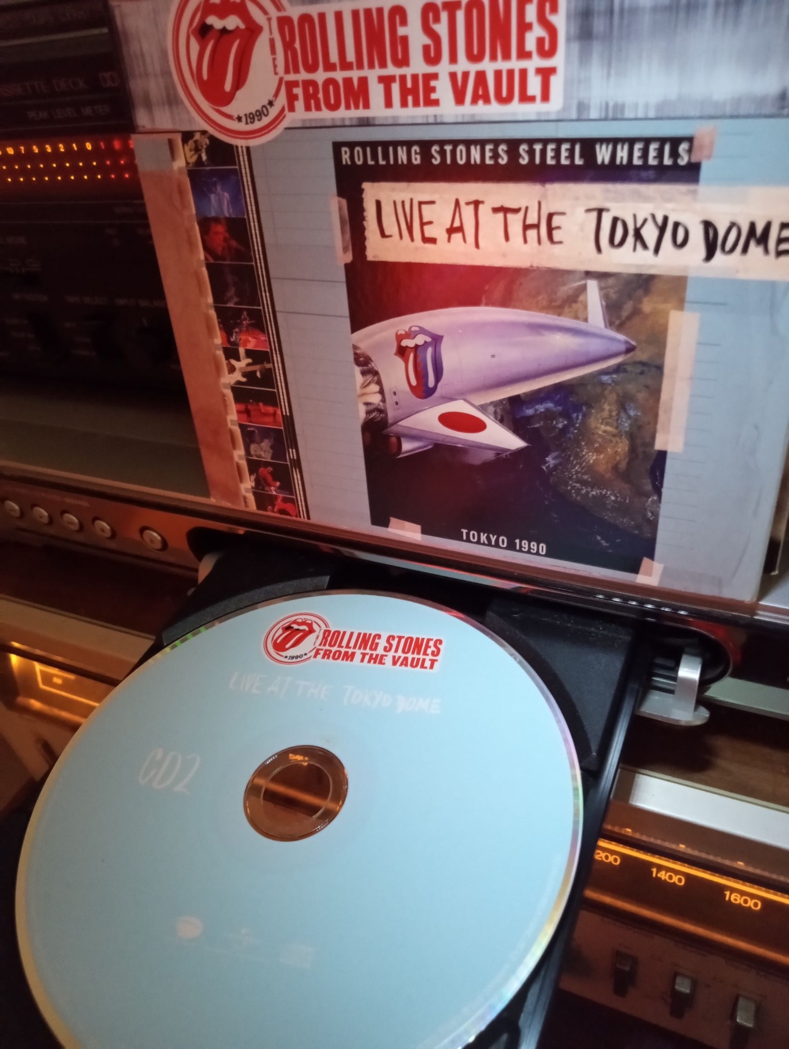 First time in Japan February 1990 last of the Steel Wheels shows.