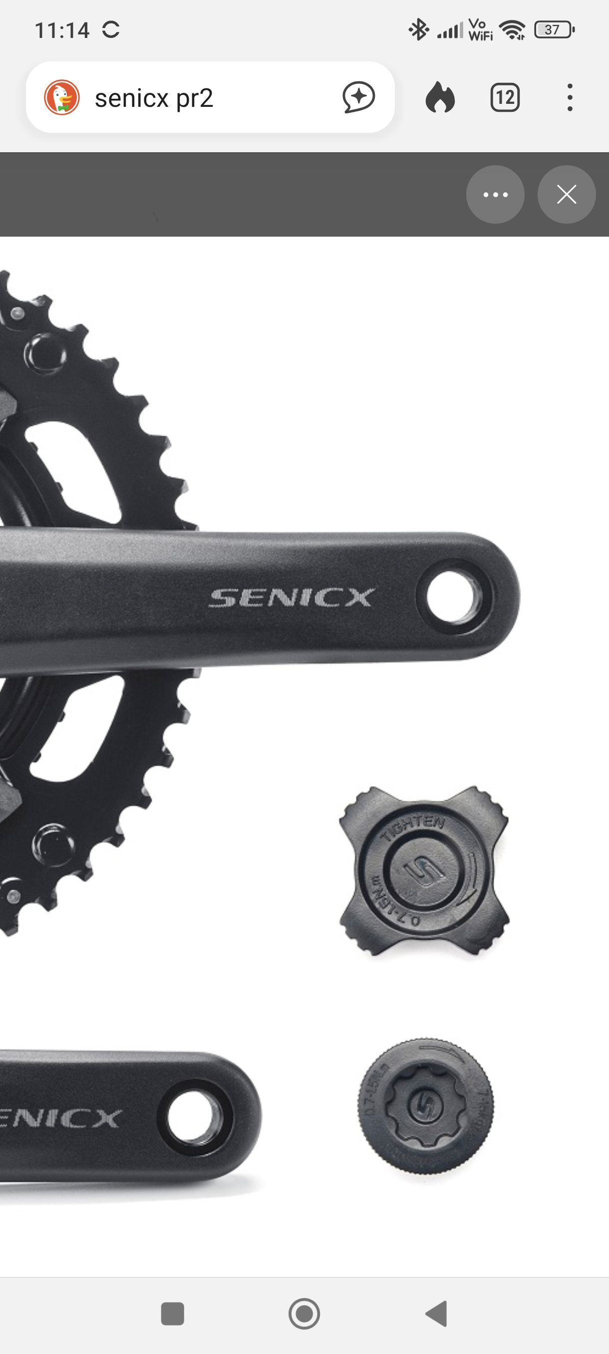 Senicx pr3 crank set great but. Lost pre load screw hard plastic