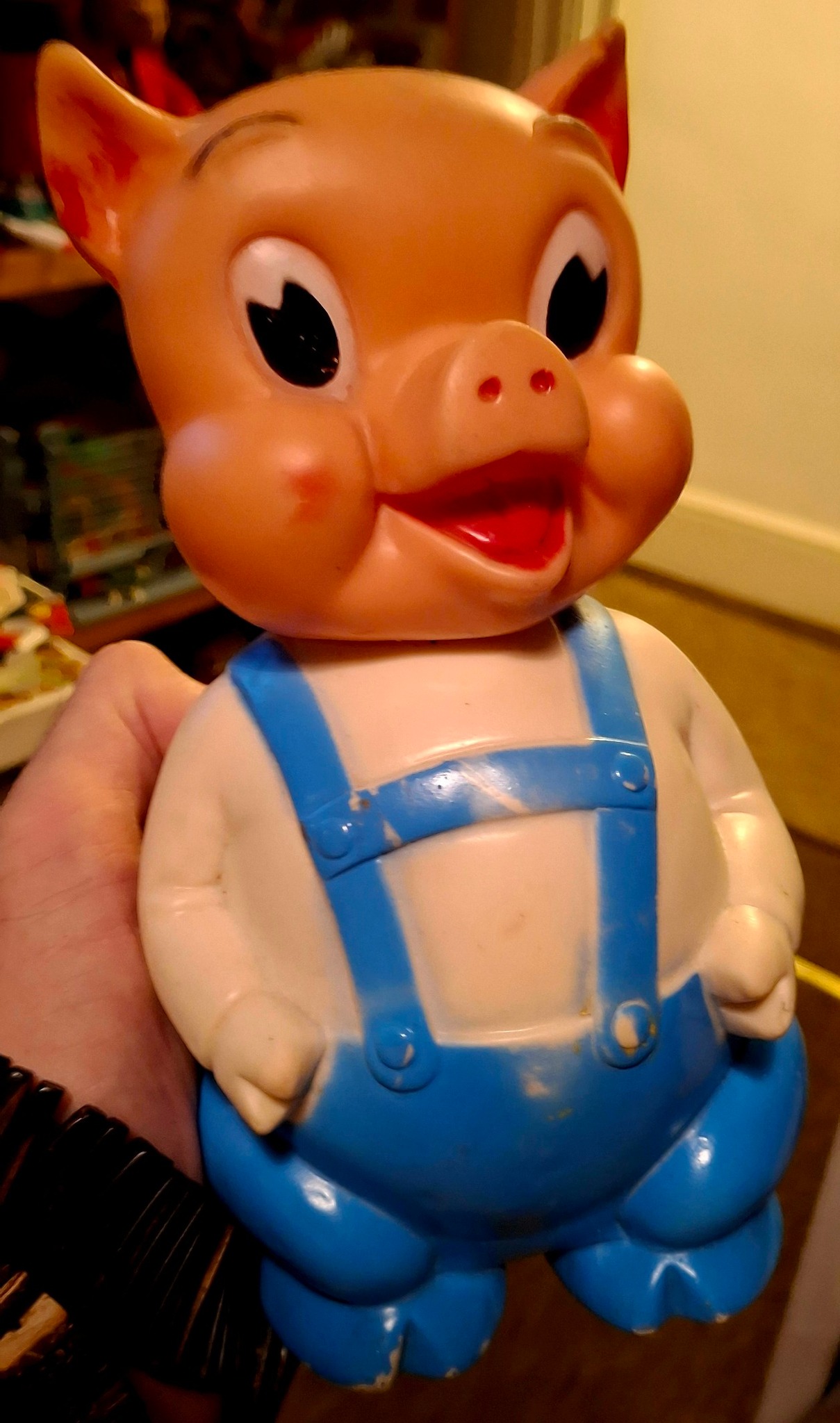 Vintage Schuco Three Little Pigs musical toys
