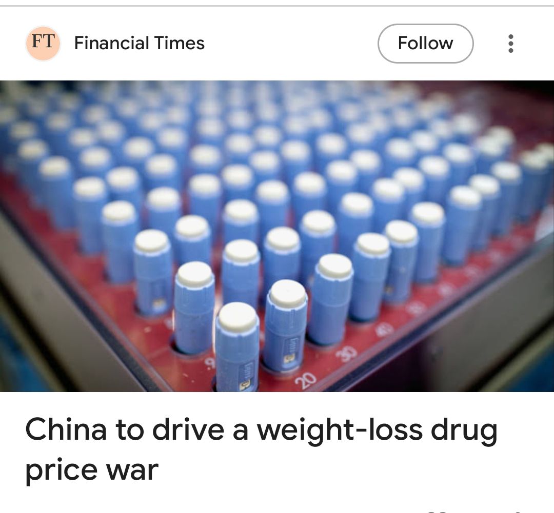 Pharma groups are seeking a new generation of GLP-1 medicines as some patents start to expire. Read more here: https://ft.trib.al/e9y0fO7