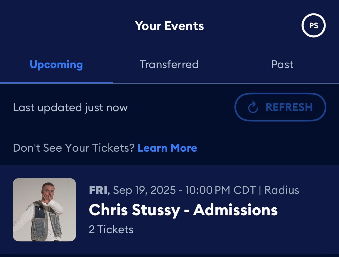 Stussy tickets for sale at Radius | Chicago, IL