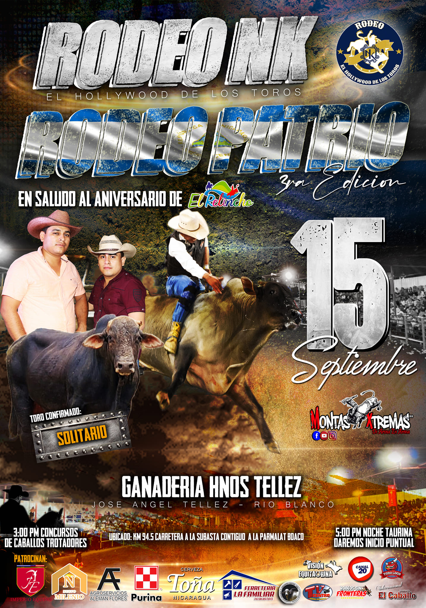 Rodeo - Estamos listos para vivir el gran Rodeo Patrio🇳🇮🤠En nuestra ...