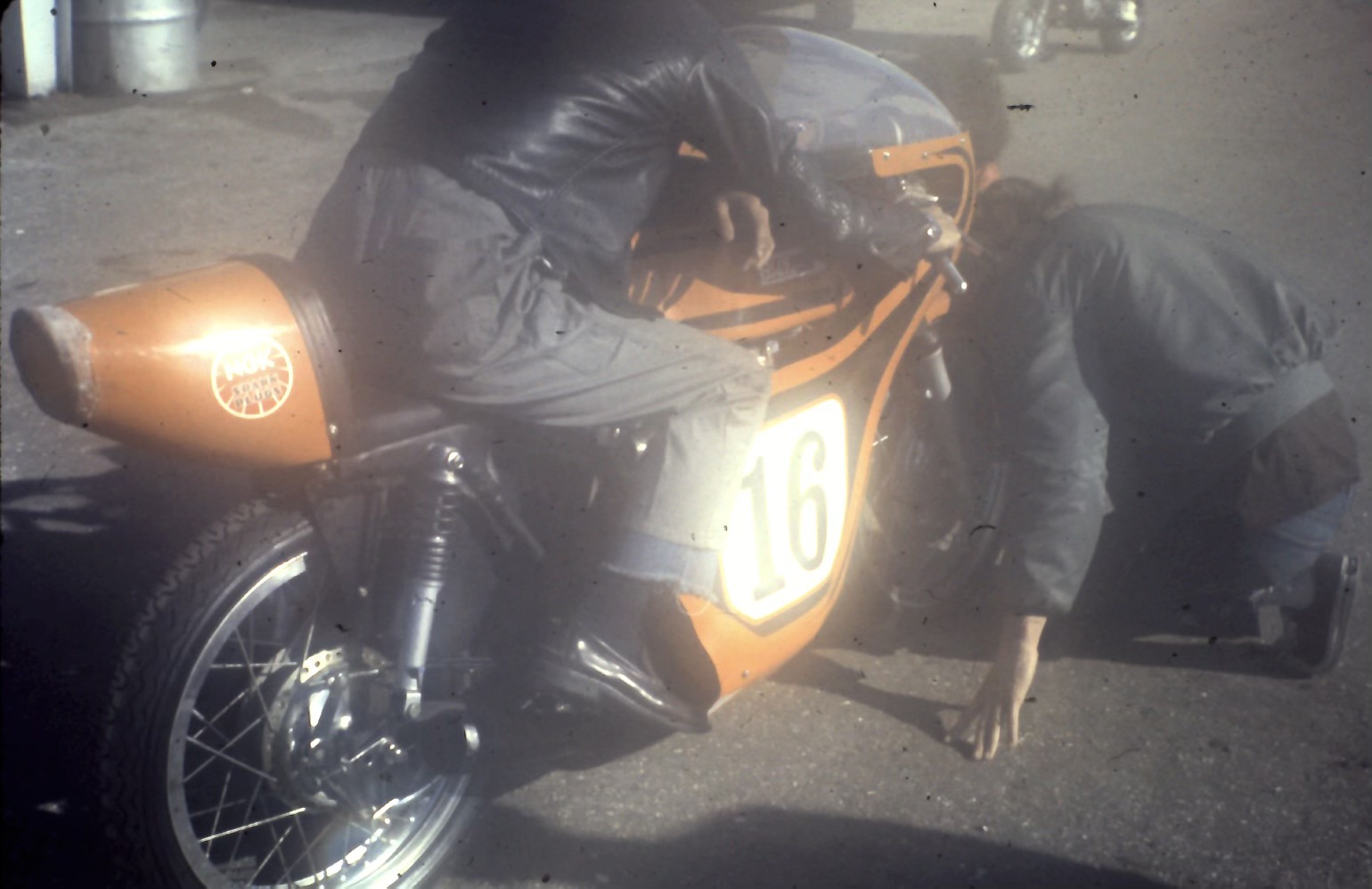 Pop's Yoshimura's first Daytona entry with CR kitted 350 Honda twin