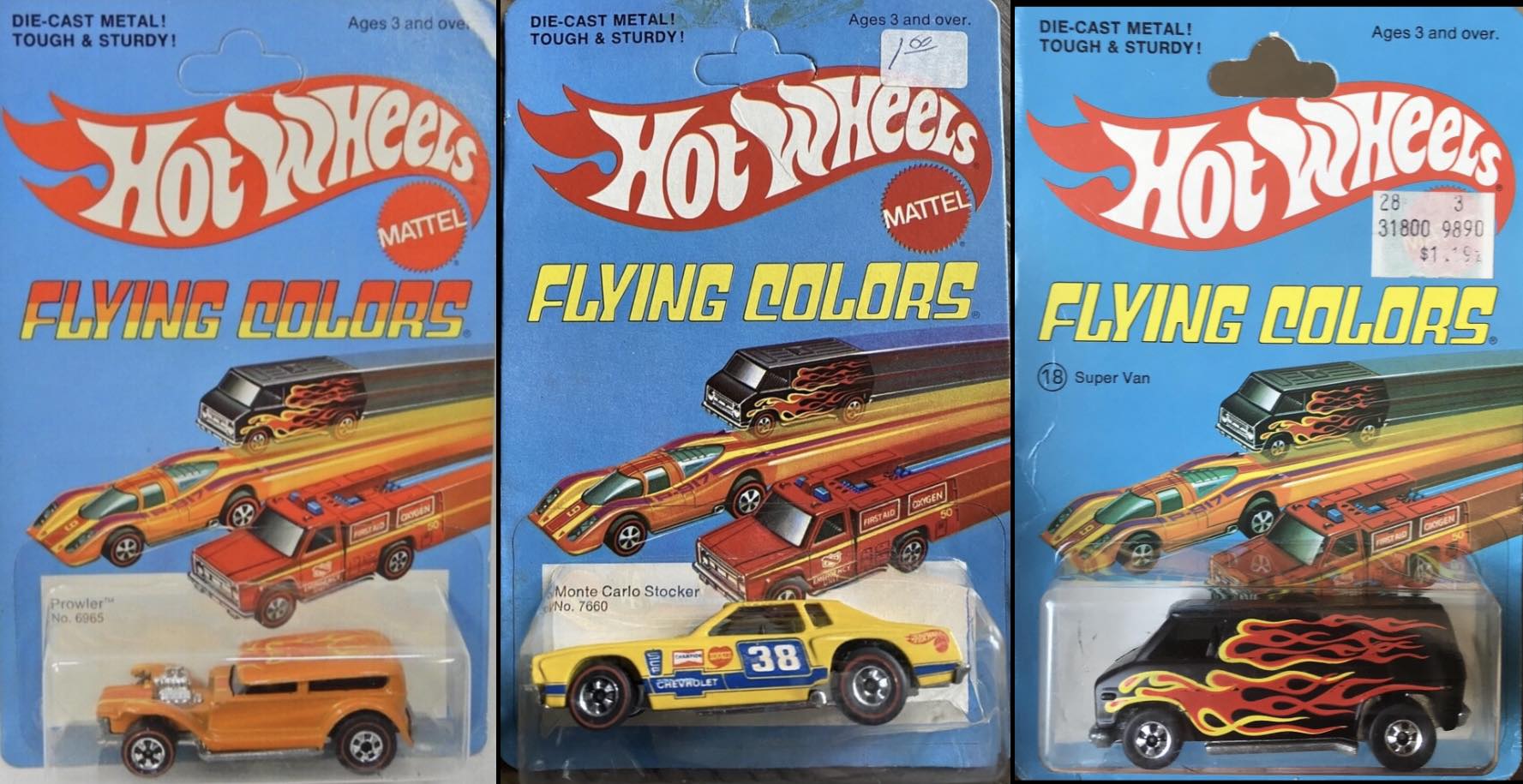 1974 Hot Wheels Flying Colors Redline Ice T