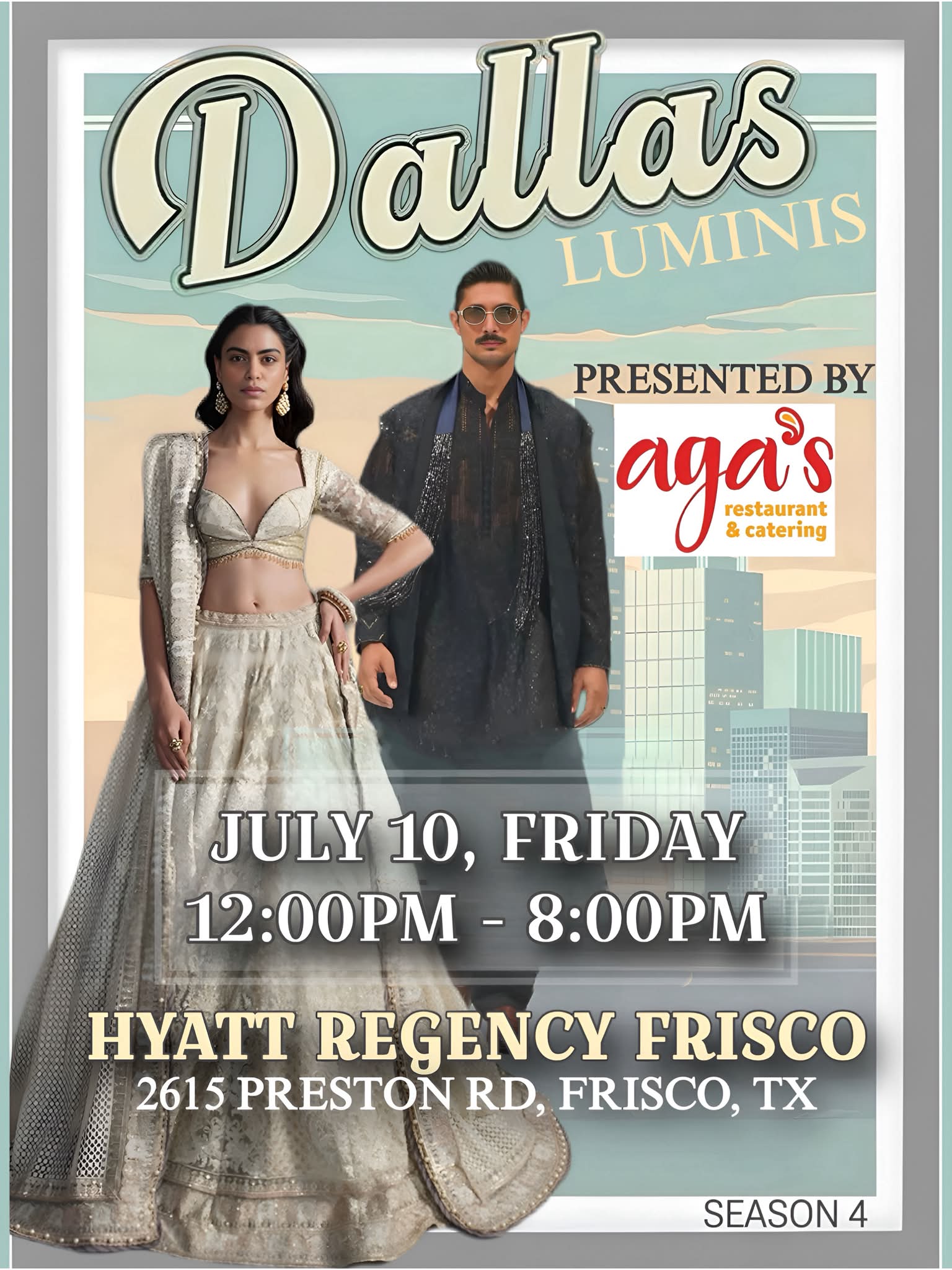 Dallas! Season 4 is here and Luminis Events are back with another curated designers trunk show featuring the finest in South Asian fashion. Discover the newest trends, meet the designers, and shop