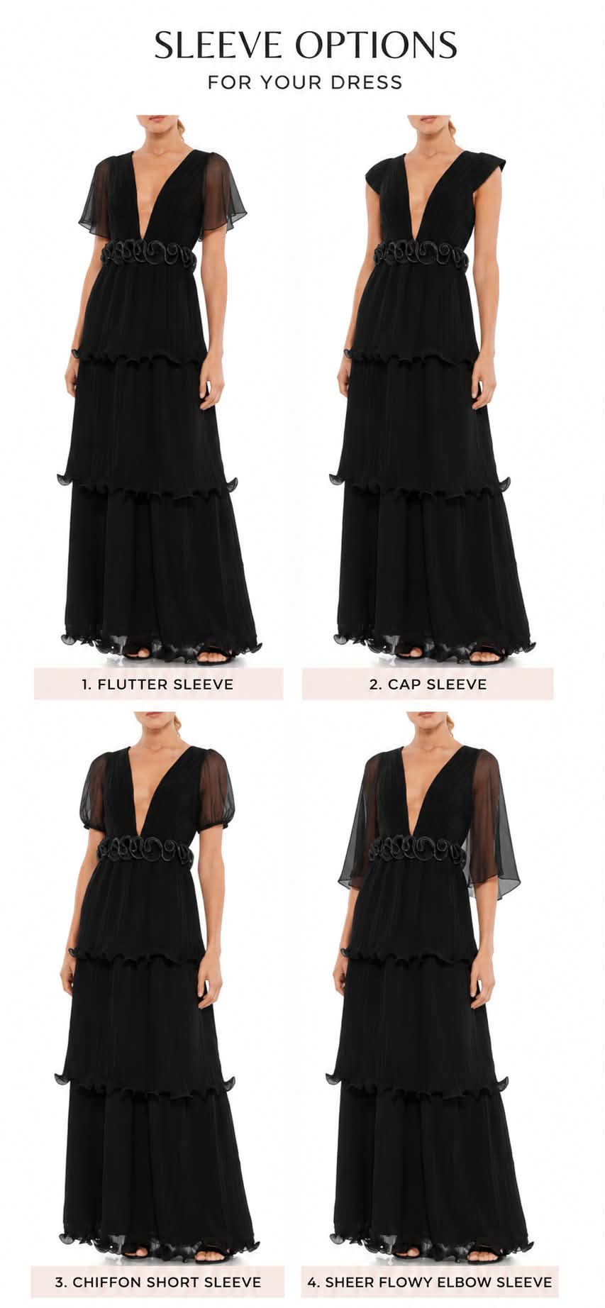 flowy black dress with flutter cap sleeves Looking for a very skilled seamstress to add on a sleeve and add in some structure to chest area type:Earrings