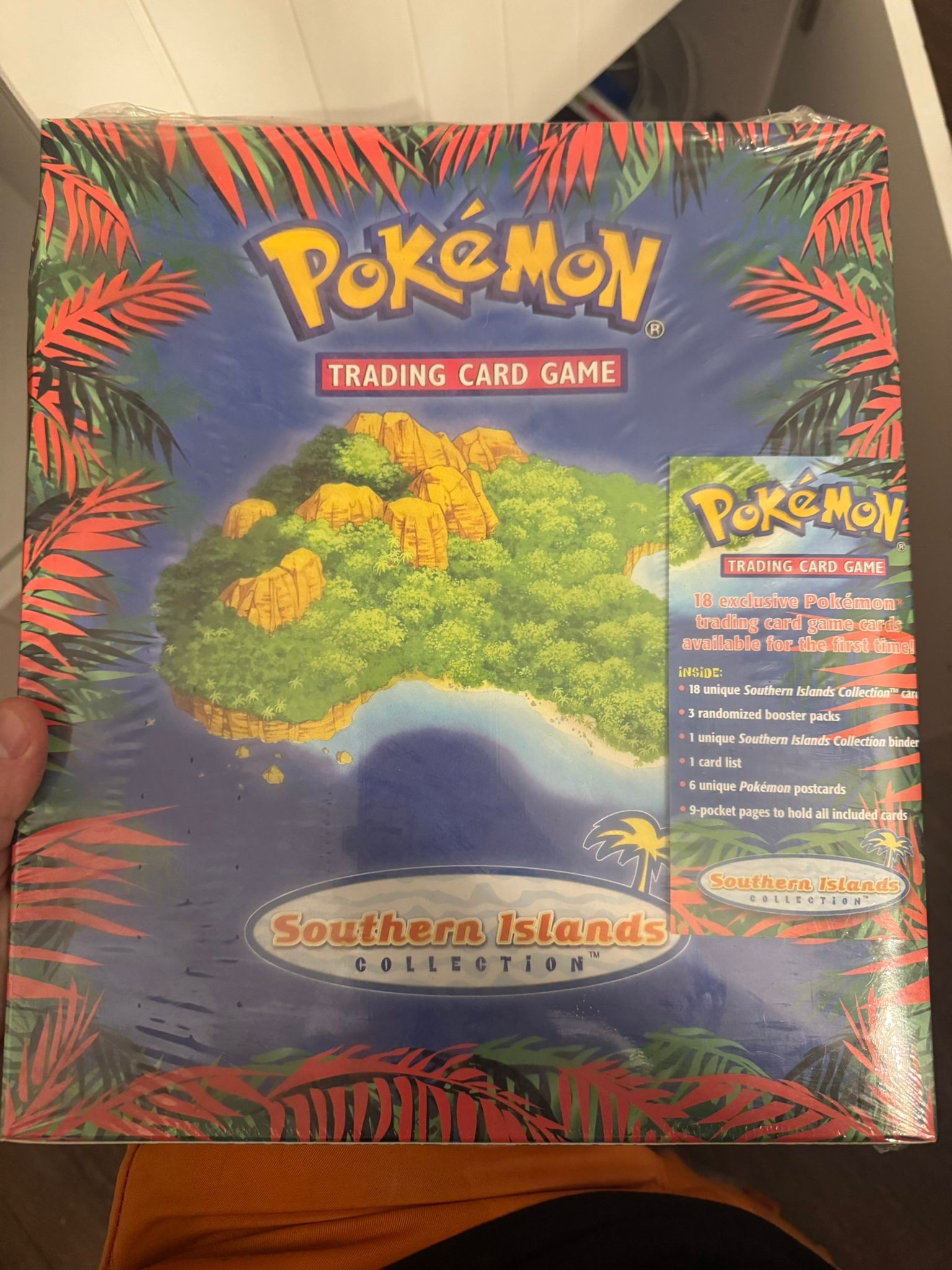 pokemon southern islands booster pack Original Binder 2001 Opening a Sealed English Southern