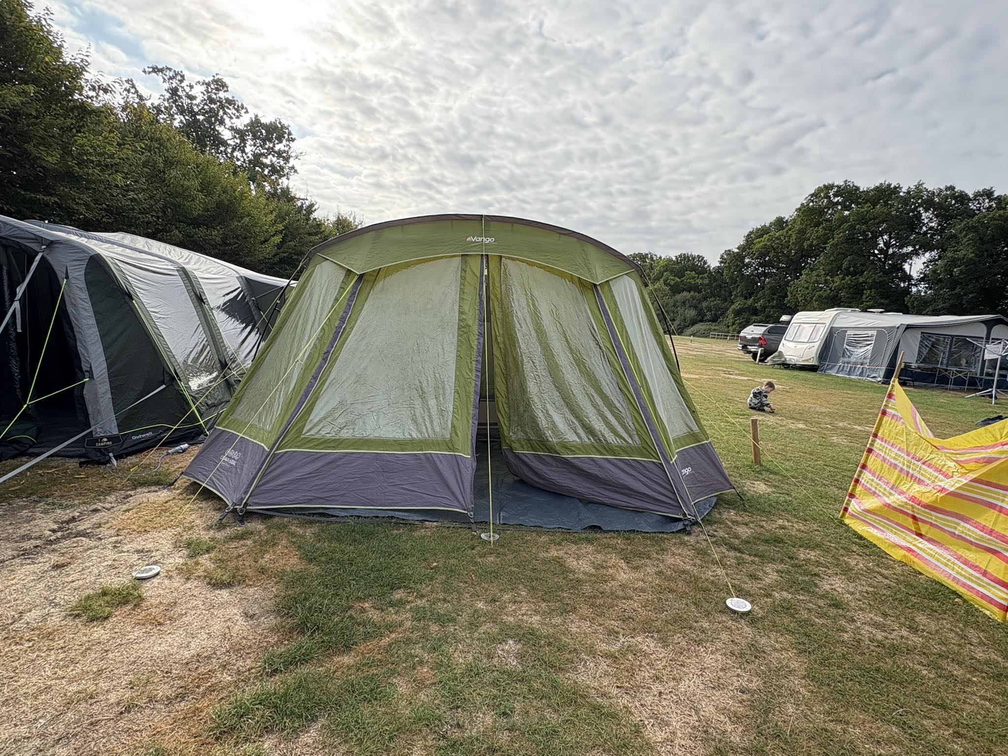 redwood zelte Poplar 400 Air Familienzelt, Familientunnel Zelte, Grau Sport & Freizeit Obelink Amazonas Best Choice Products 10x10ft Easy Pop Up Canopy w/ Side Wall  10 Pockets  Portable Carrying Case  1-Button Setup  4 Weight Bags - Gray Pyjama-Decke - Dschungel - TOG 1 (Größe):3-6M (60-70 cm)
