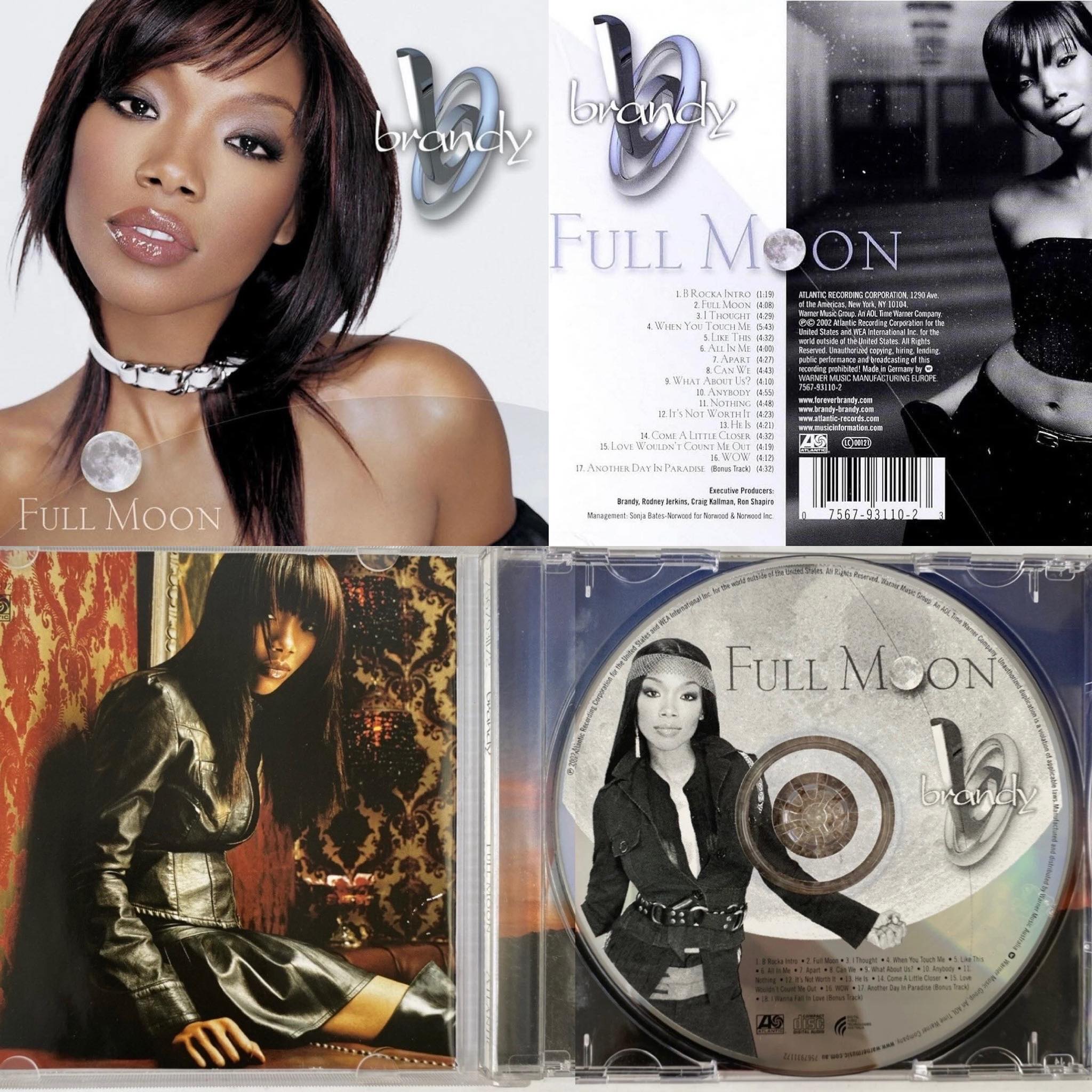 Brandy released 'Full Moon' 23 years ago on March 5, 2002.