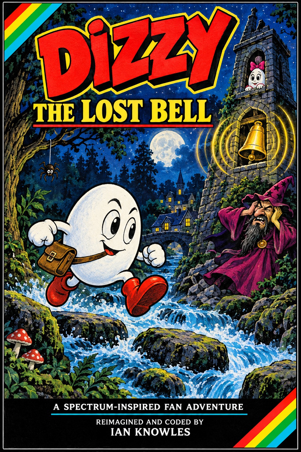 Dizzy: The Lost Bell, a ZX Spectrum-inspired 2.5D platformer