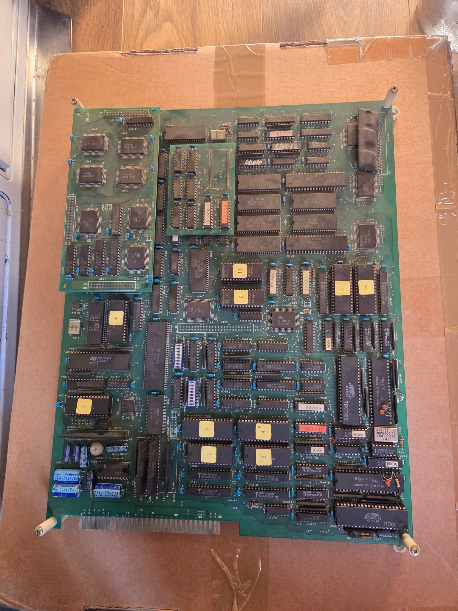 Raiden PCB for sale. All working. Can send video of it in action