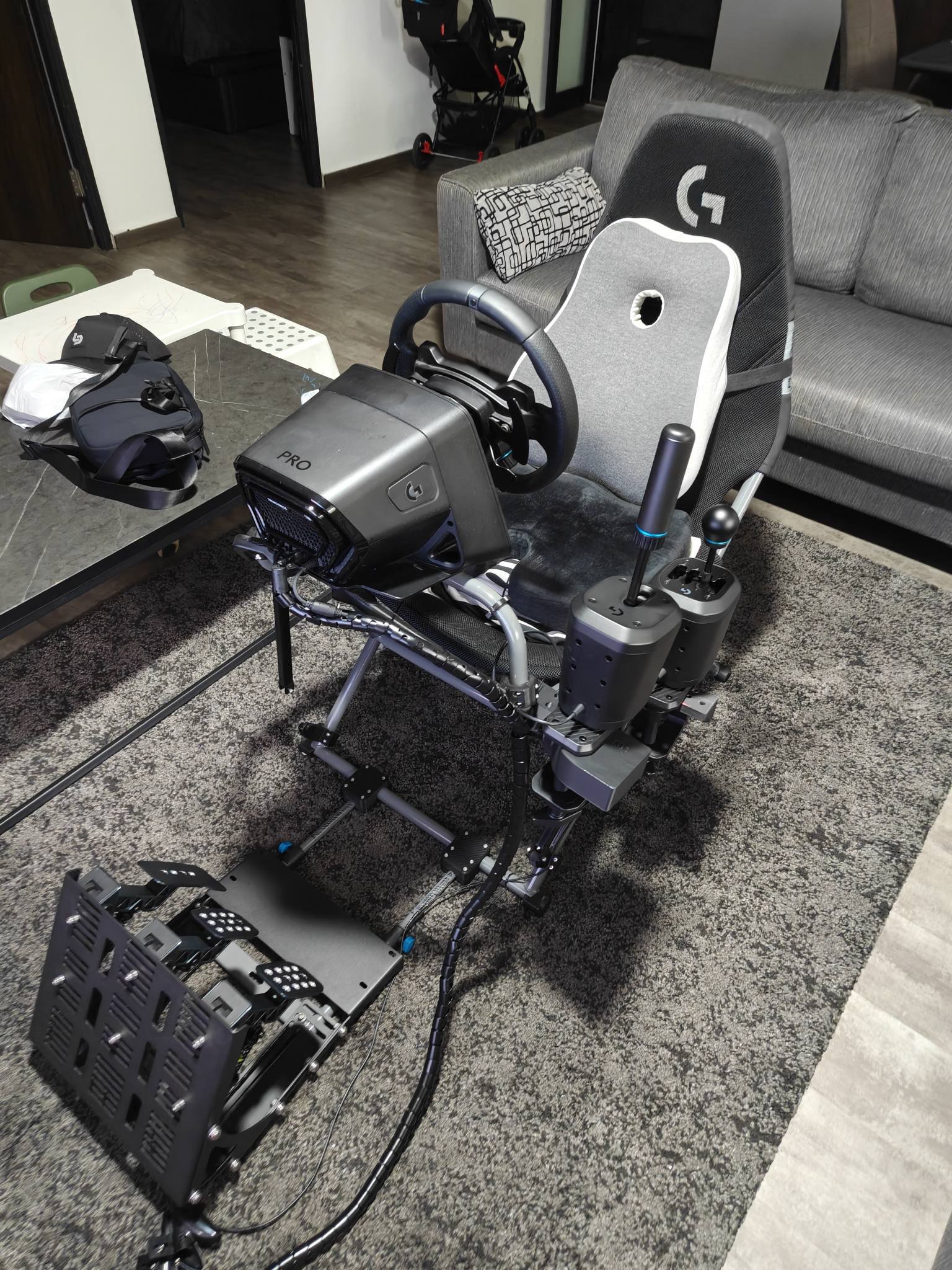 Thrustmaster T300 RS-GT setup with Playseat Challenge