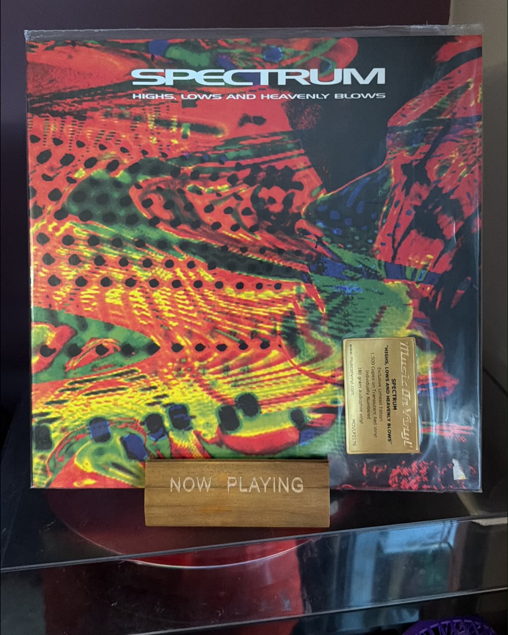 Sonic Boom's 1990 album Spectrum on vinyl