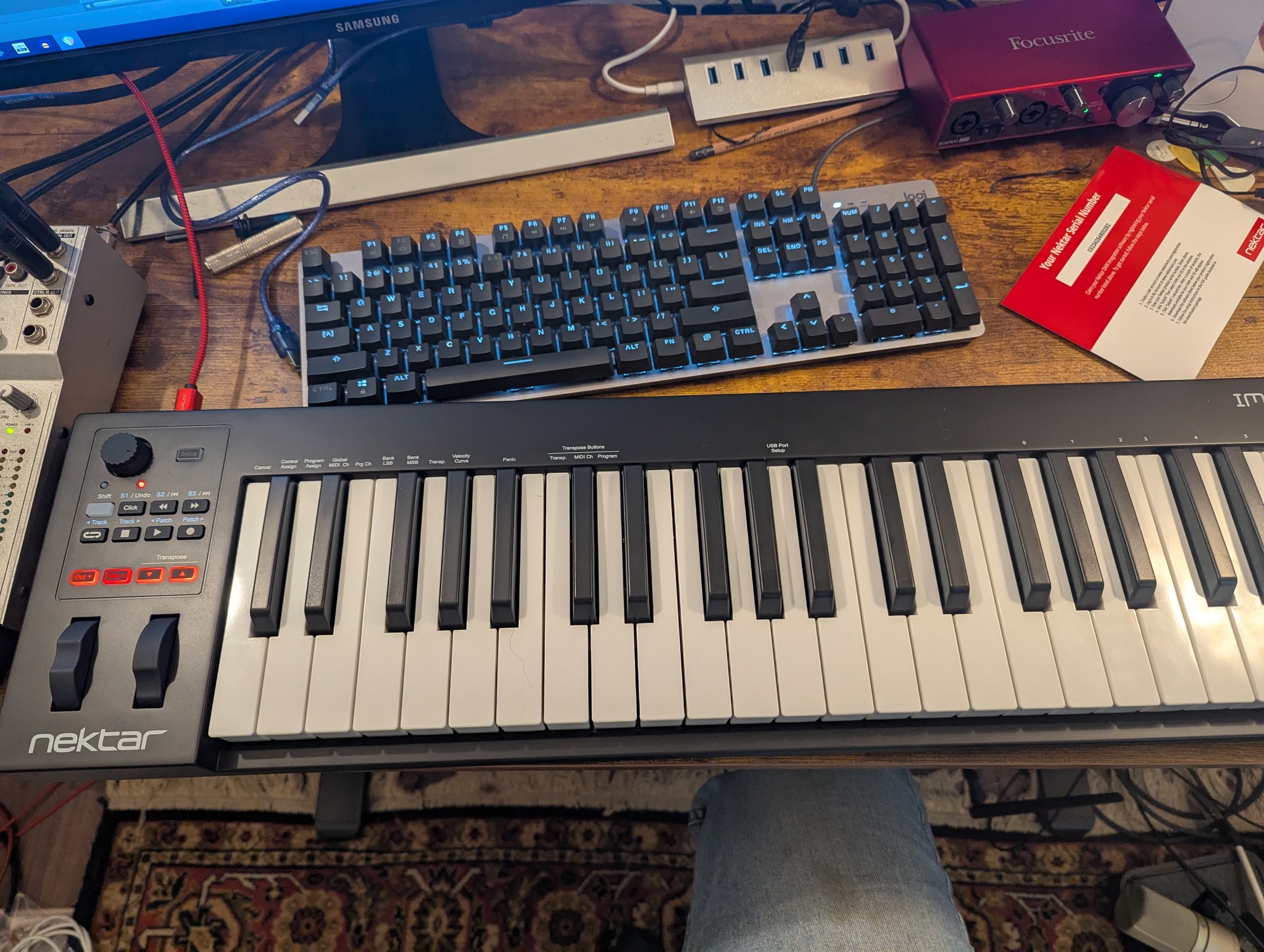 Nektar Impact GX49 issues with Reaper DAW