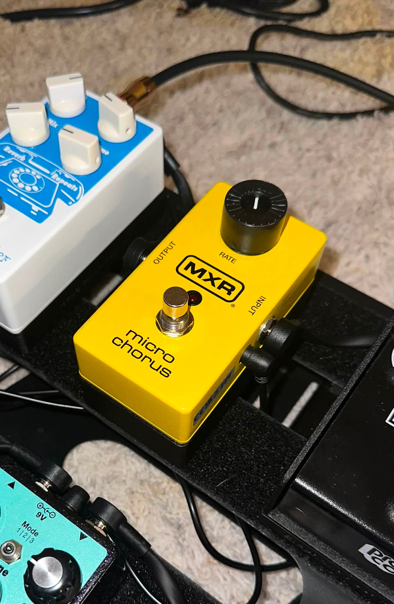 Minetwo mxr micro-chorus pedalsthe holy grail of chorus!!!
