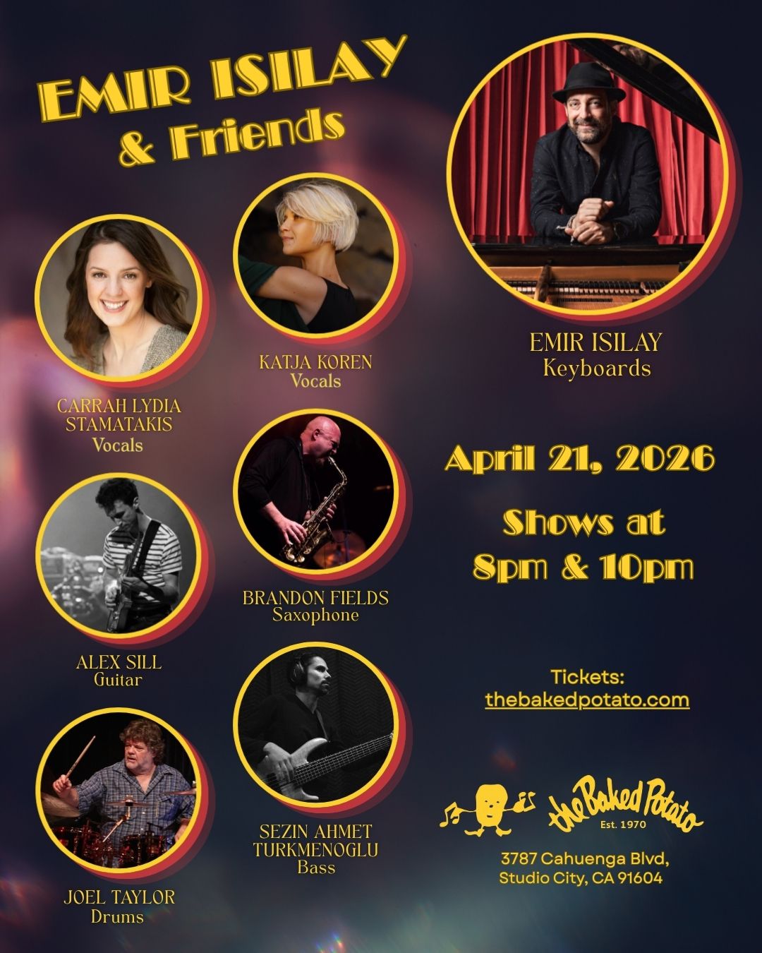 I'lll be joining some pretty killer musicians next month at The