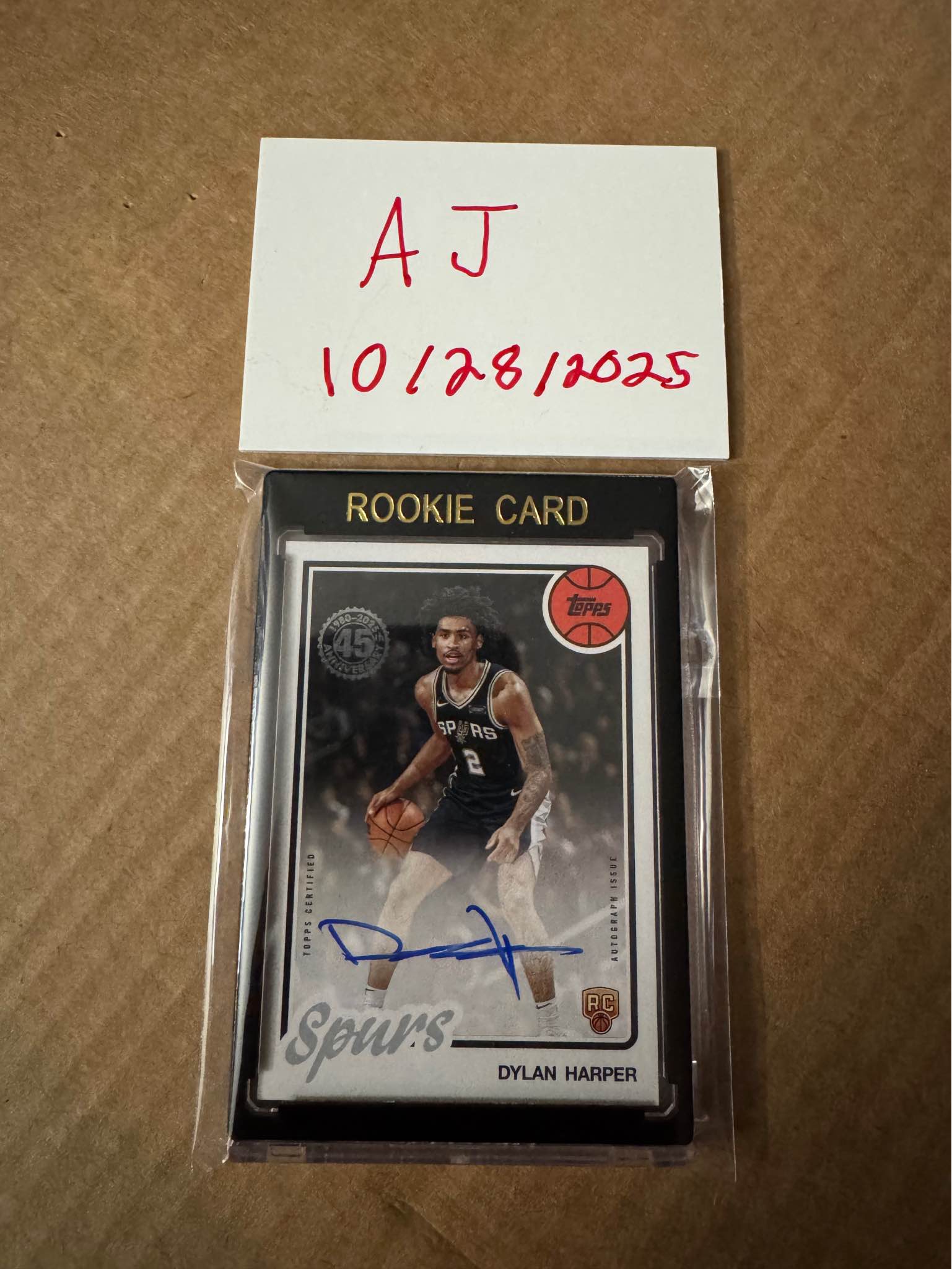 2025/26 Topps basketball flagship Dylan Harper on card autograph 