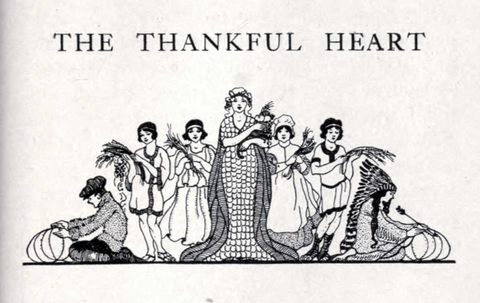 Public Domain HEROES | # Personification of Thanksgiving, 1916, 1929 et ...