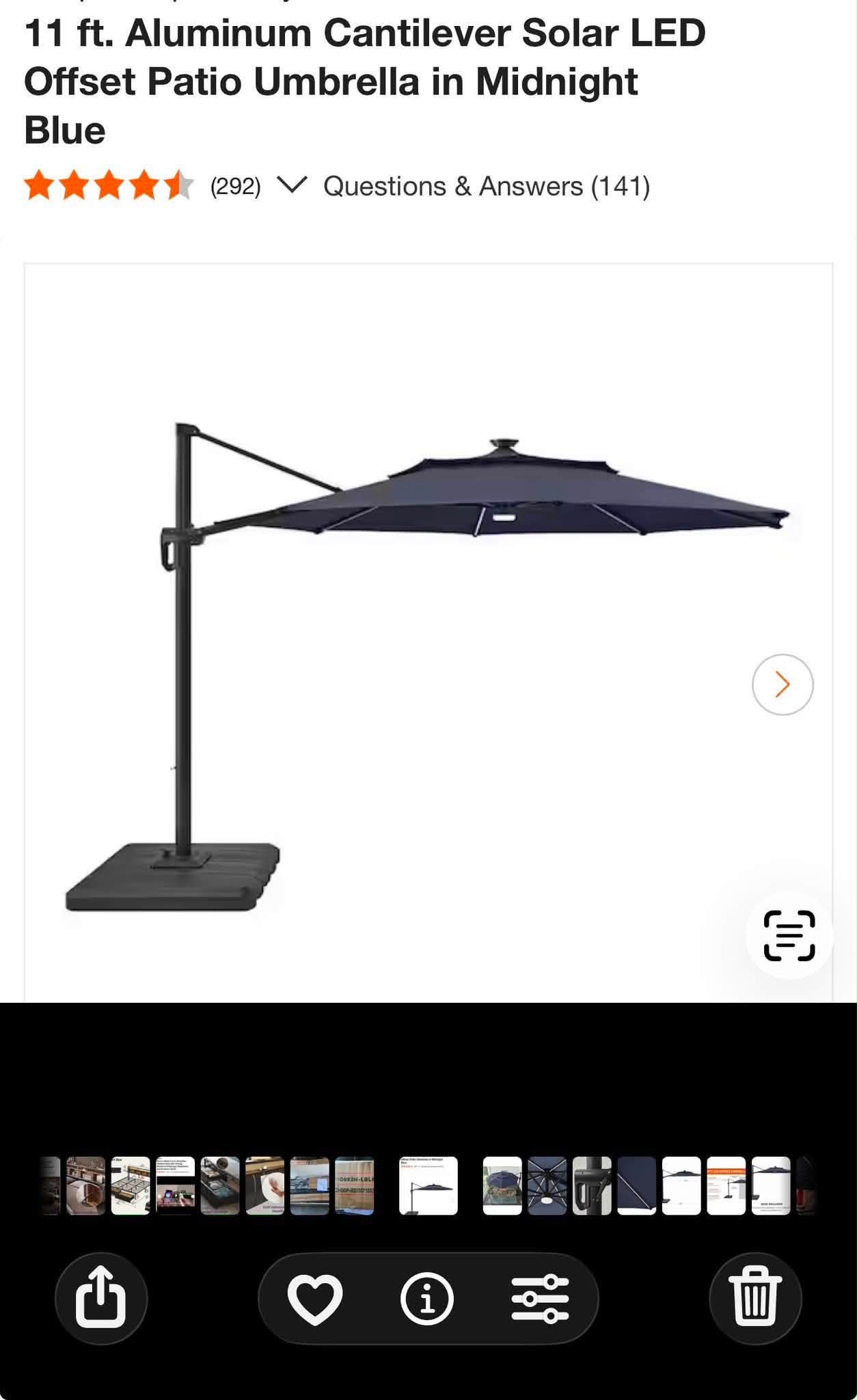 chalk paint on patio umbrella Hand Painted Custom Garden Art sheio Hampton Bay 11 Ft Color:Olive Night