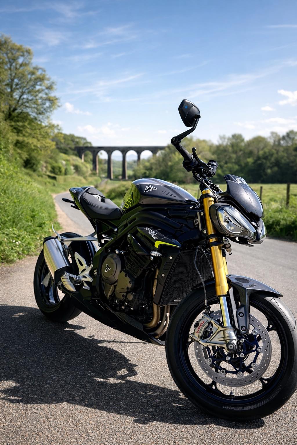 Austin racing exhaust on triumph speed triple?