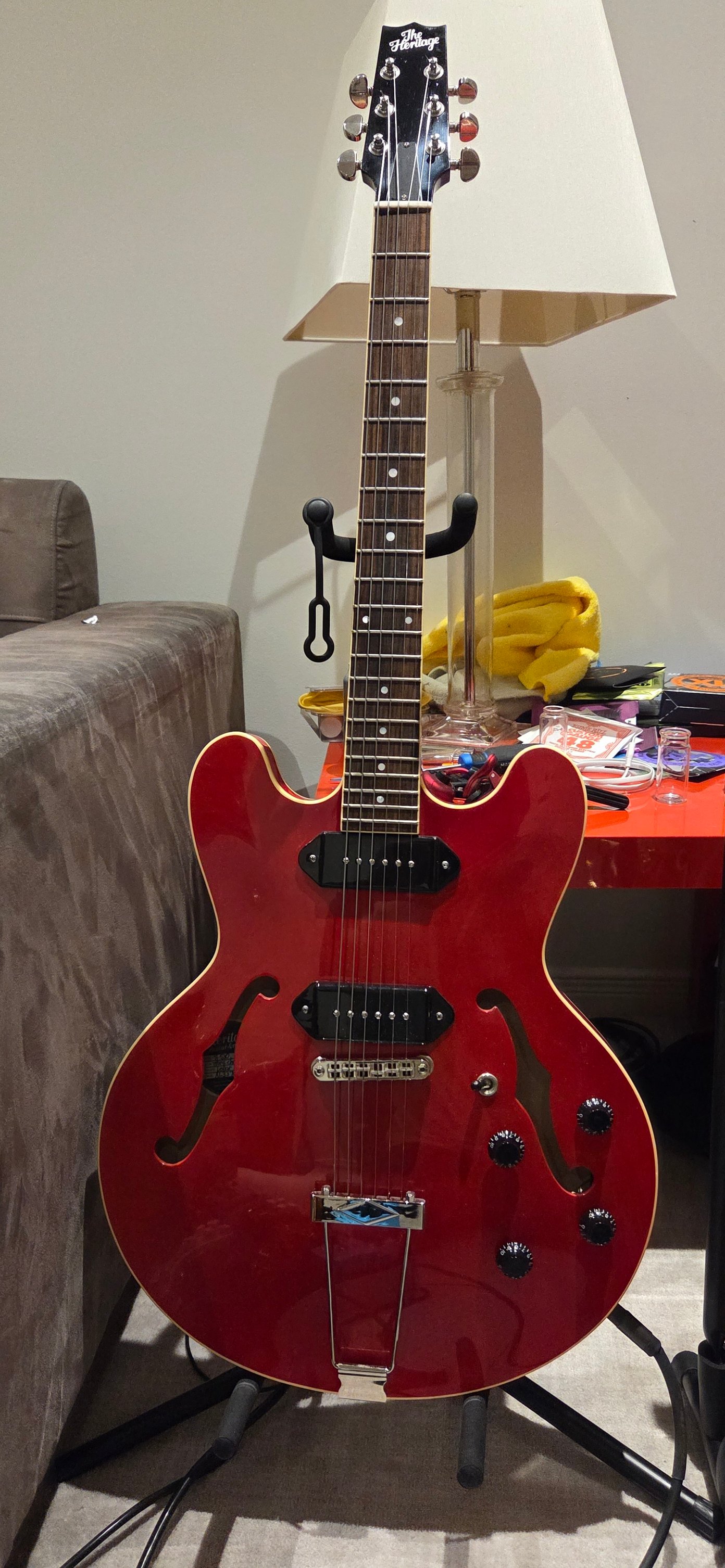 Heritage H-530 guitar with Lollar P-90 pickups