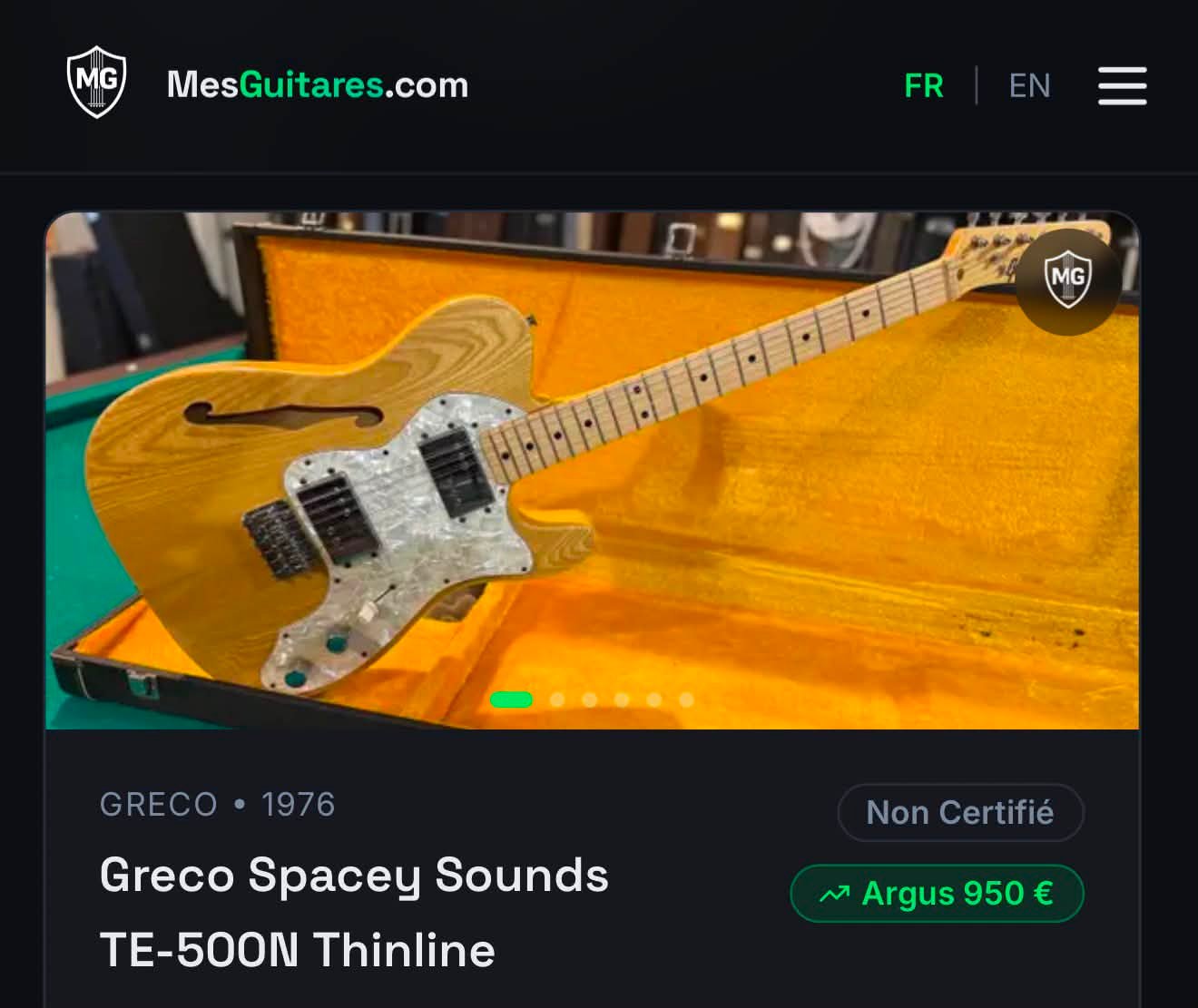 Greco TL 600 Jeff Beck 1978 rare