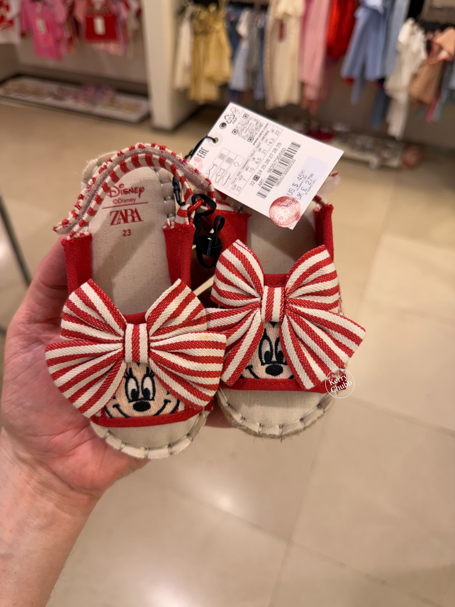 Havaianas unisex Disney flip-flops for kids size 3/4