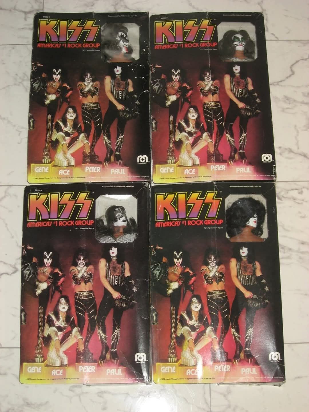 Mego KISS Dolls from Christmas 1978