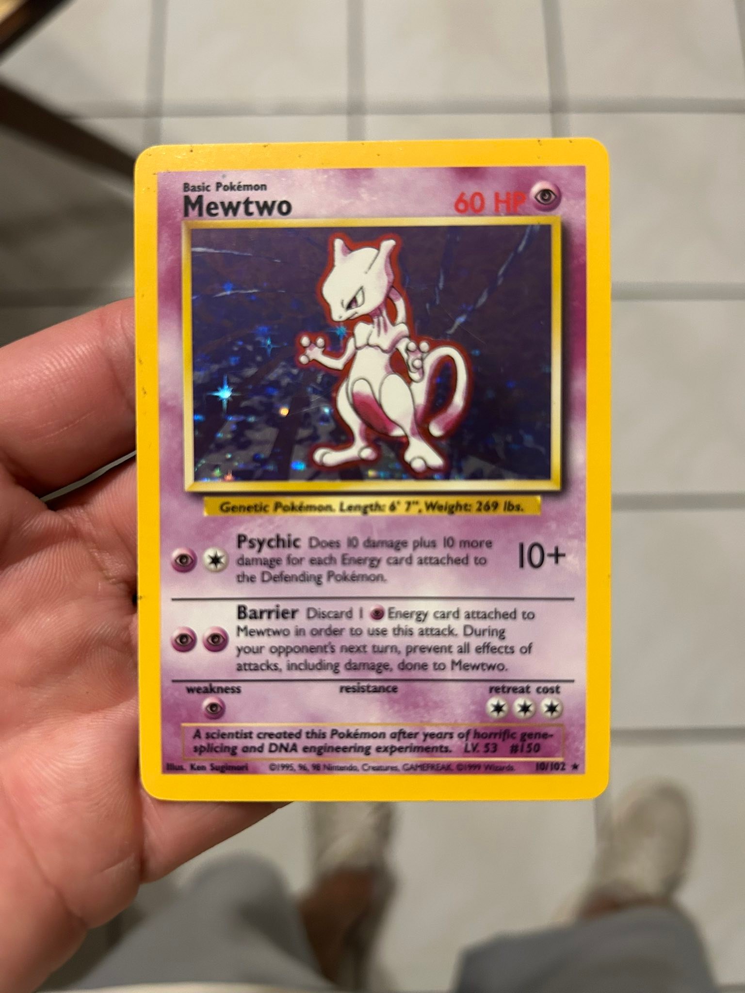 mewtwo pokemon card 10/102 - (10/102) - Base Set this item offers a spectacular aesthetic for a gallery Mewtwo Card Value Pokemon Card