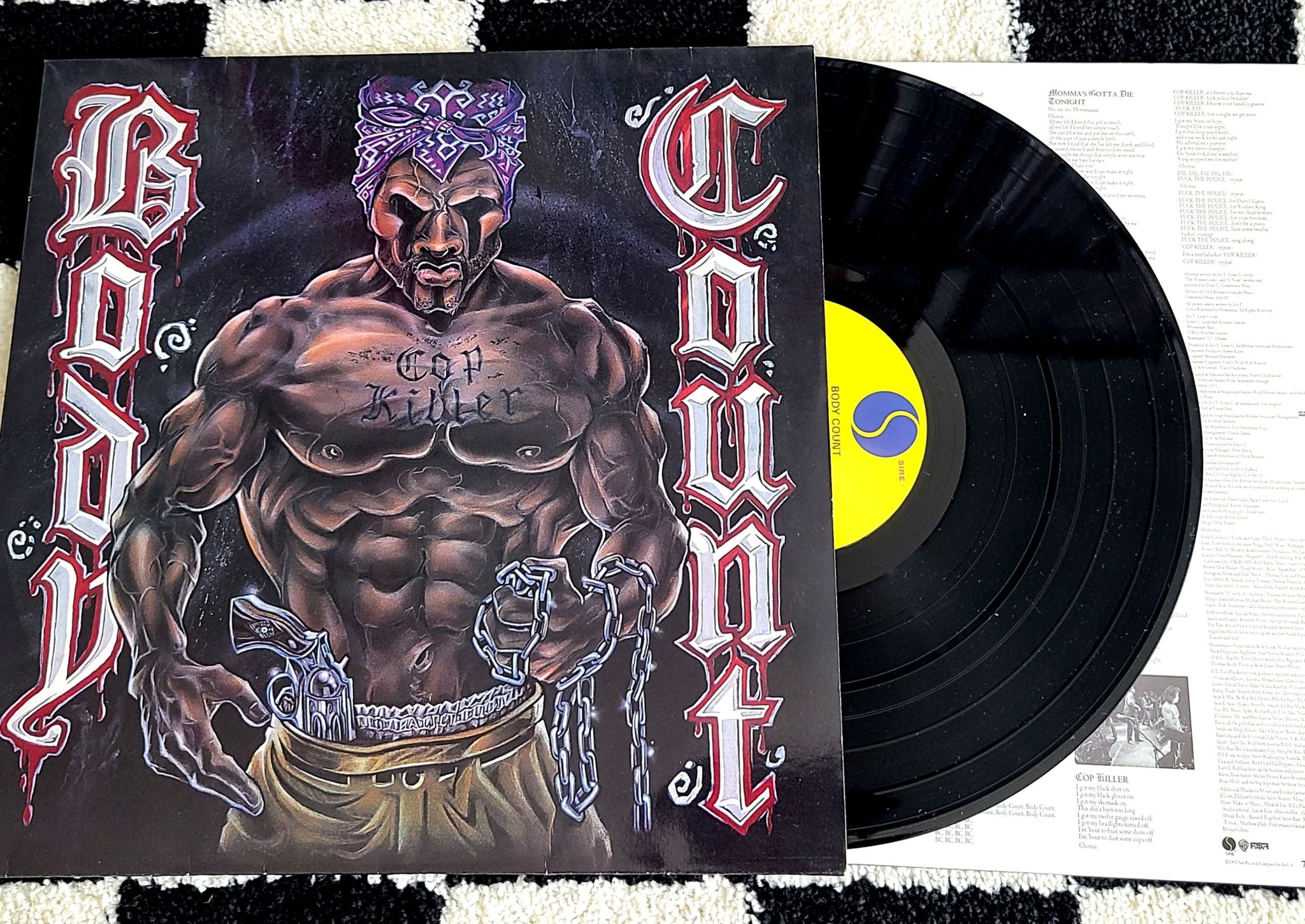 Body Count's 1992 album with banned Cop Killer cover