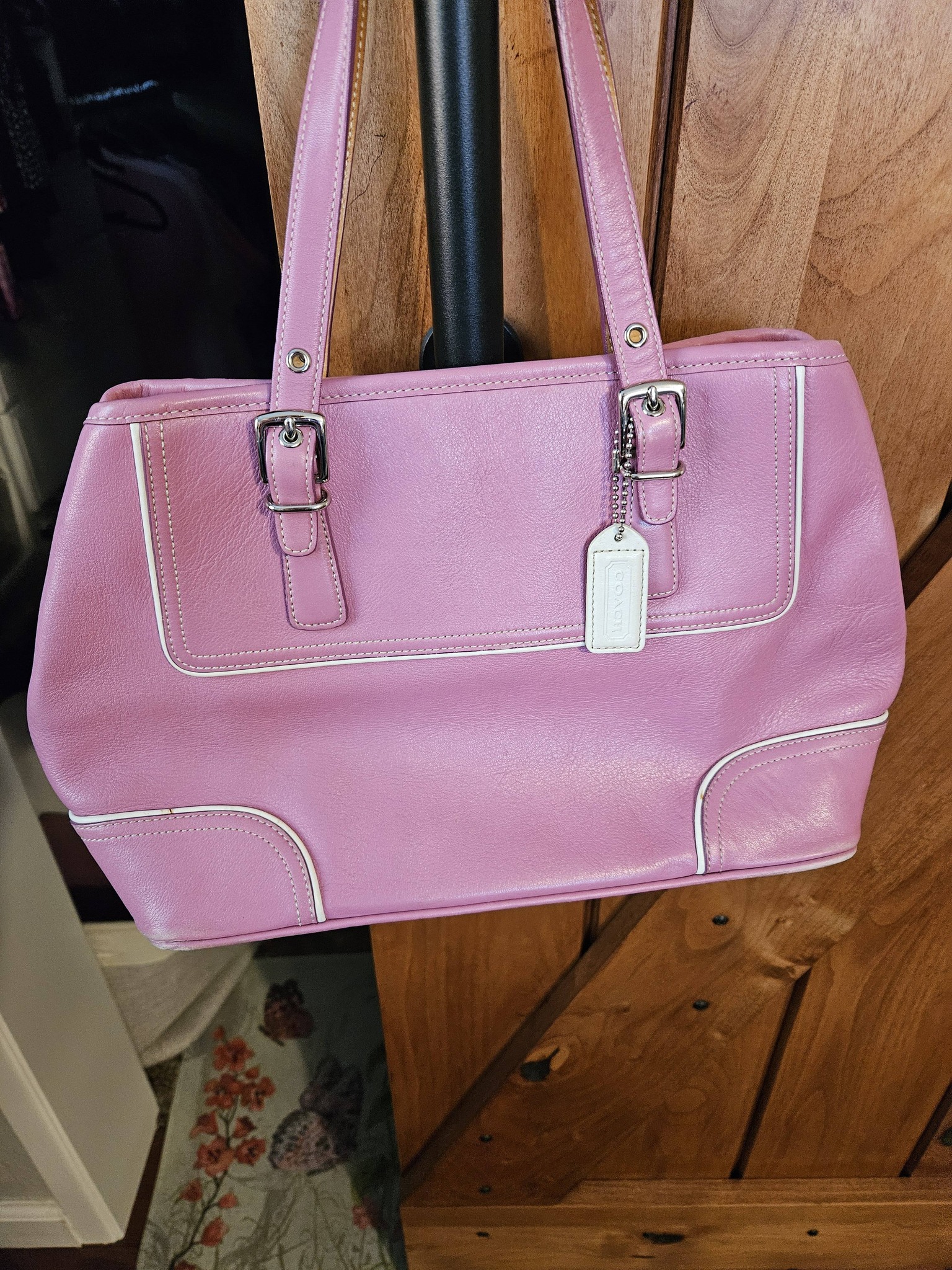 vintage coach old pink y2k archive bag Pink Coach Vintage Bag for 