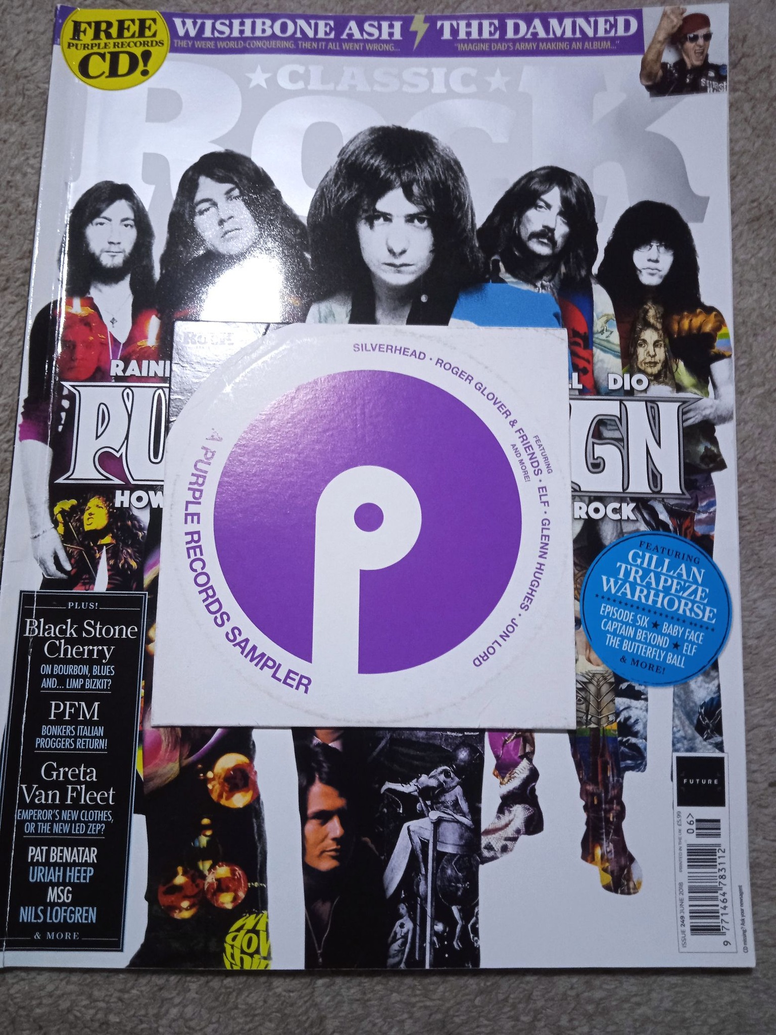FREE WISHBONE ASH PURPLE PURPLERECORDS RECORDS CD! THE DAMNED 