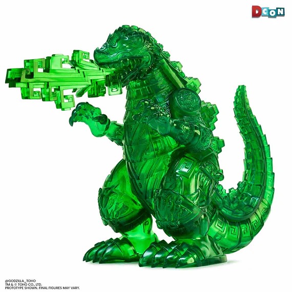 Urban Aztec x Godzilla Jade variant toy release