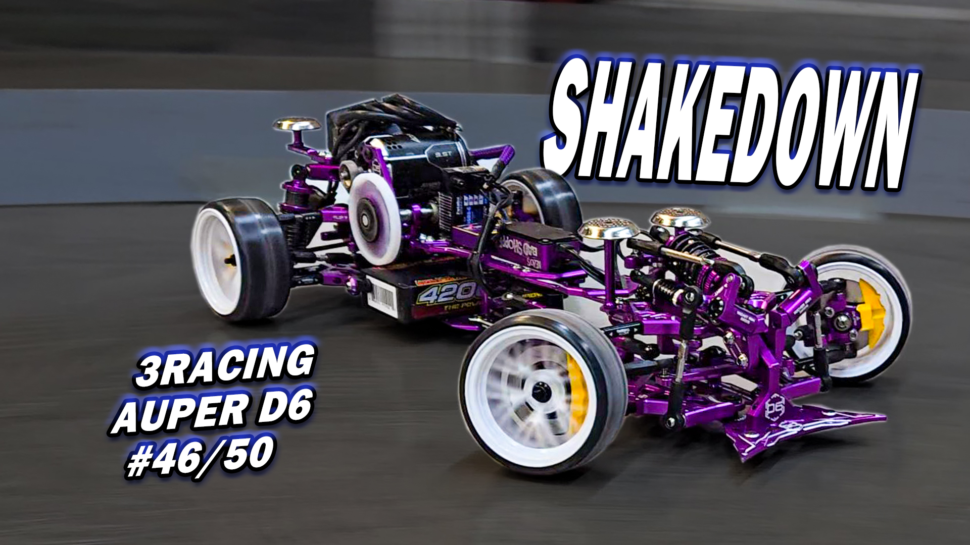 Shakedown Run Of The 3Racing Auper D6 #46 Belt Drive Limited