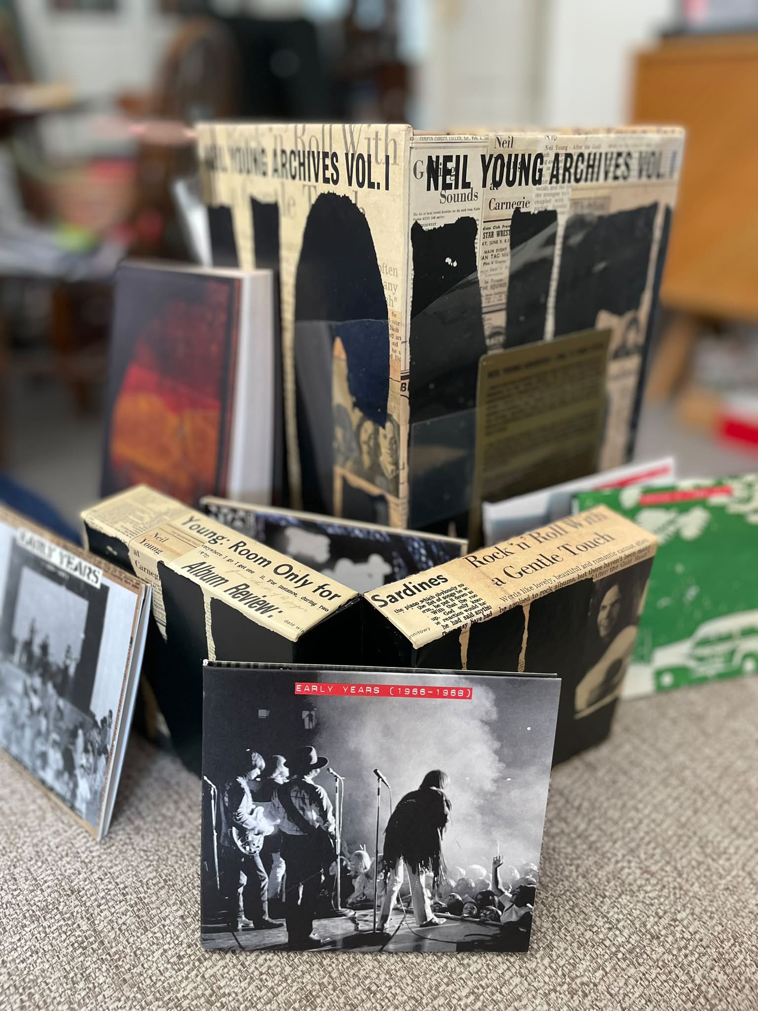 Jack - Music admin day…with Neil Young's Archives 1 to keep me