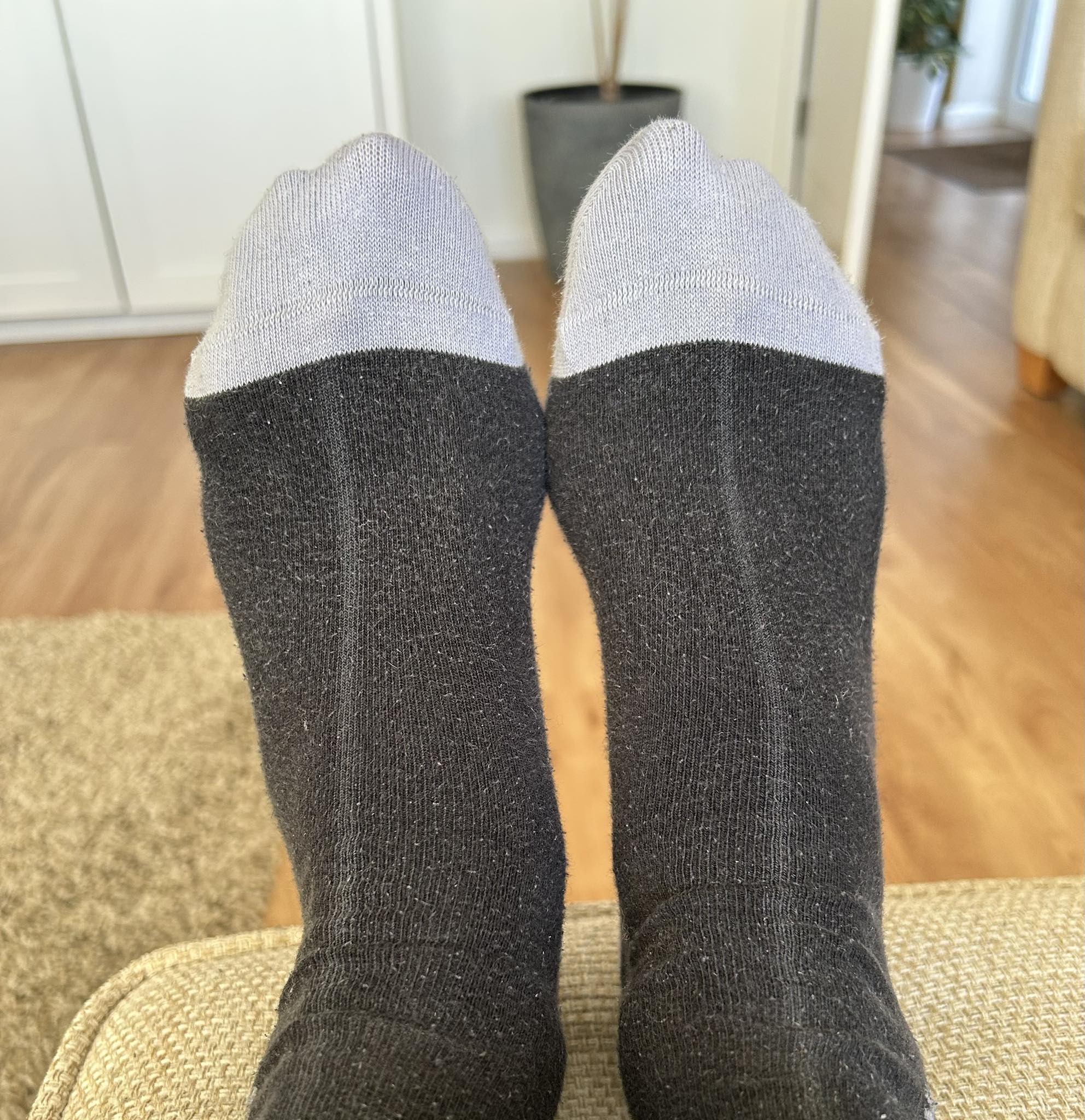 Why are left and right socks labeled?