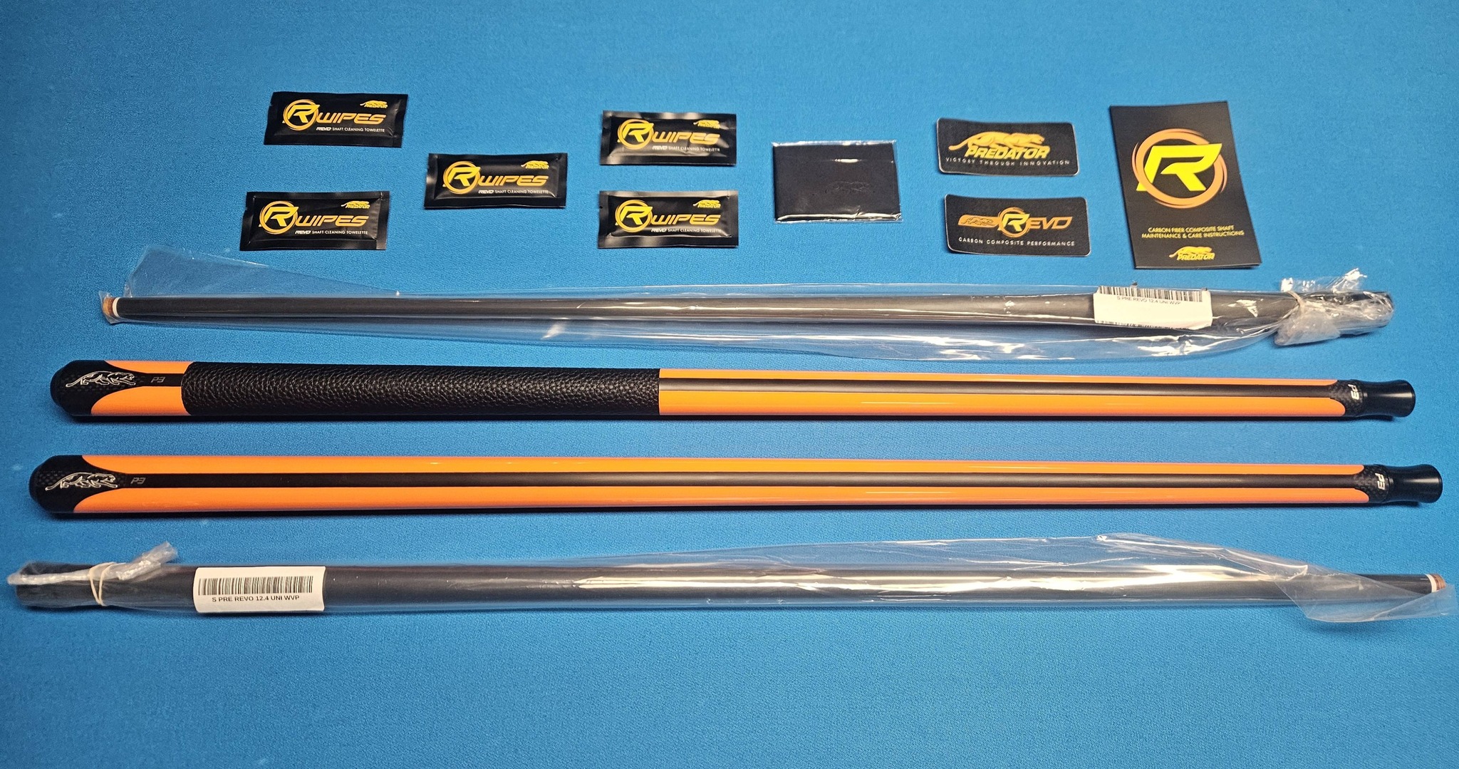 SOLD!!! Predator Orange Flare P3 w/Luxe Wrap & 12.4mm WVP REVO 